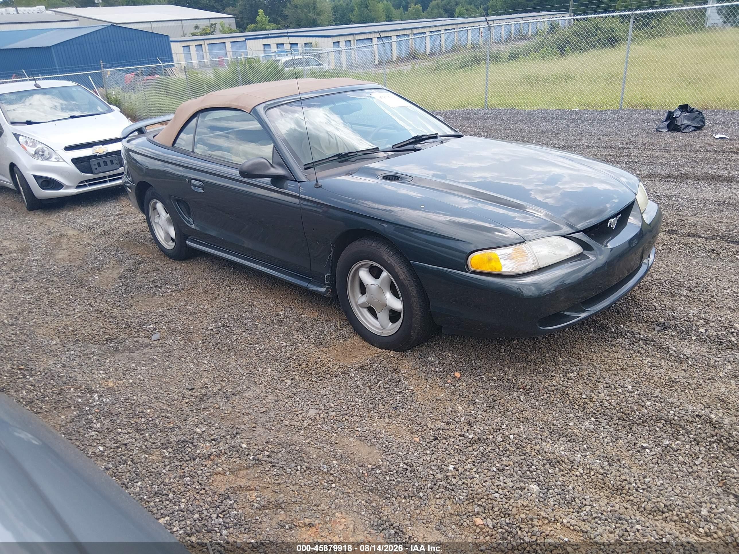 1998 Ford Mustang   Серый vin: 1FAFP4445WF226203