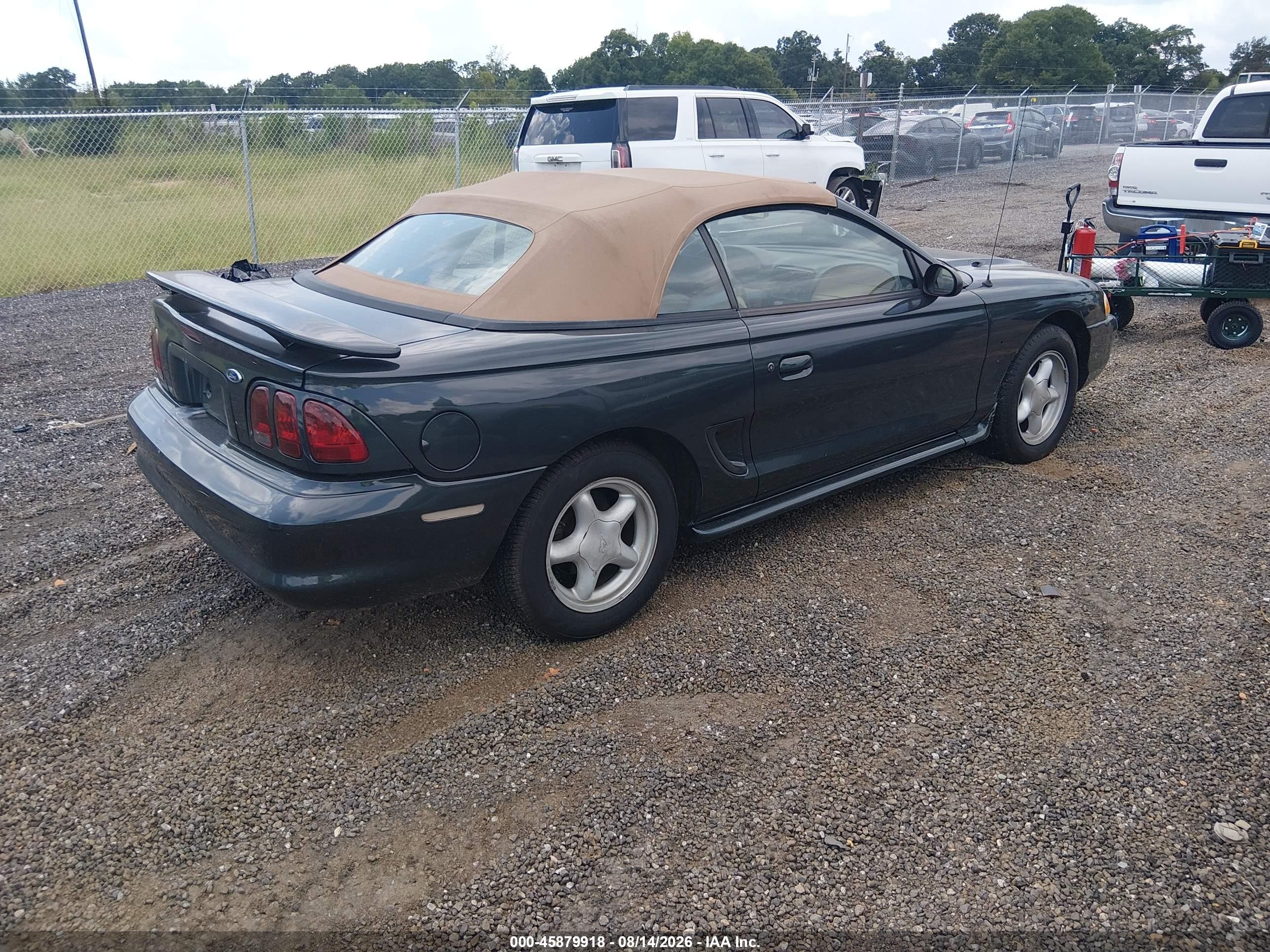 1998 Ford Mustang   Серый vin: 1FAFP4445WF226203