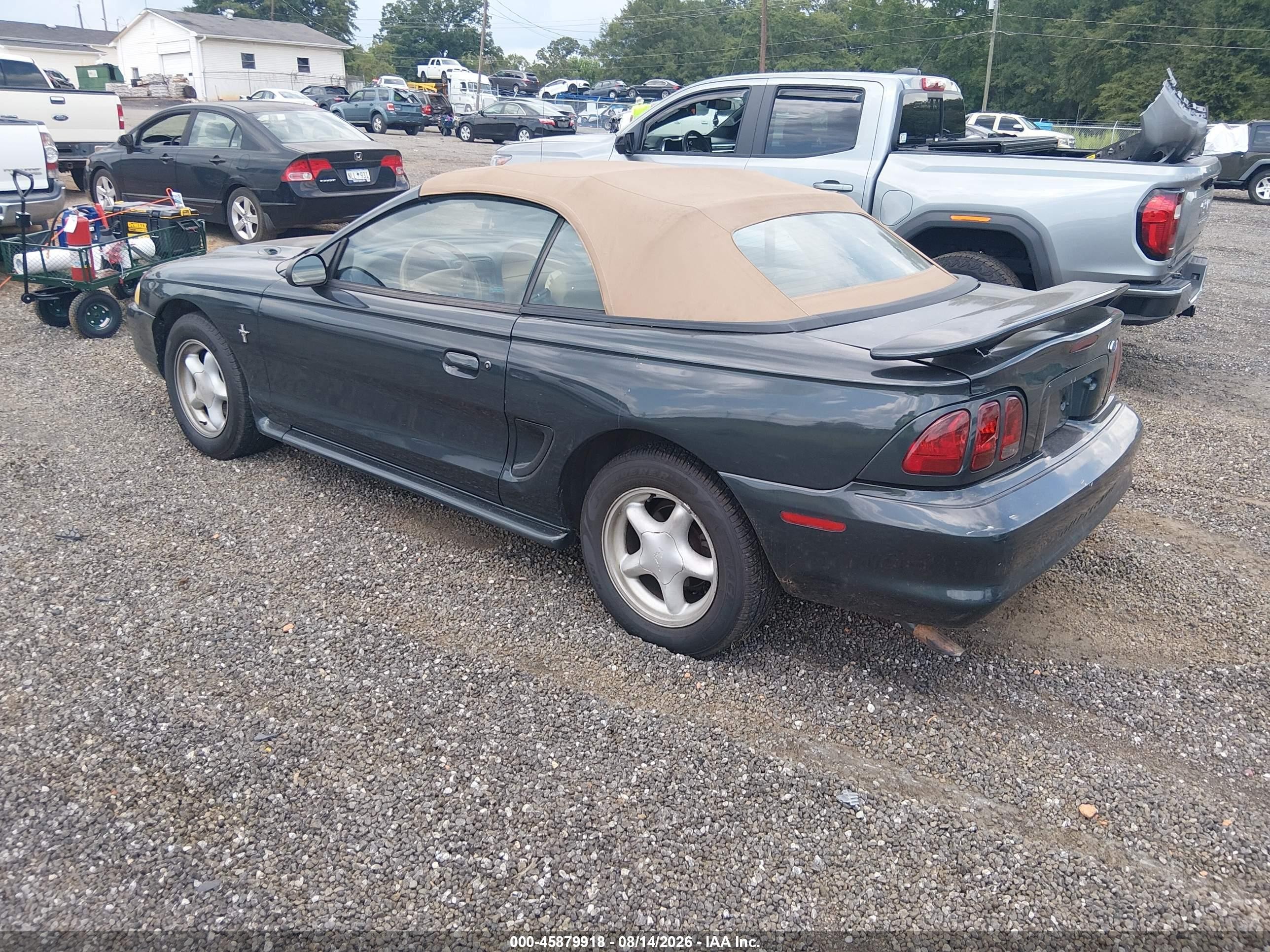 1998 Ford Mustang   Серый vin: 1FAFP4445WF226203