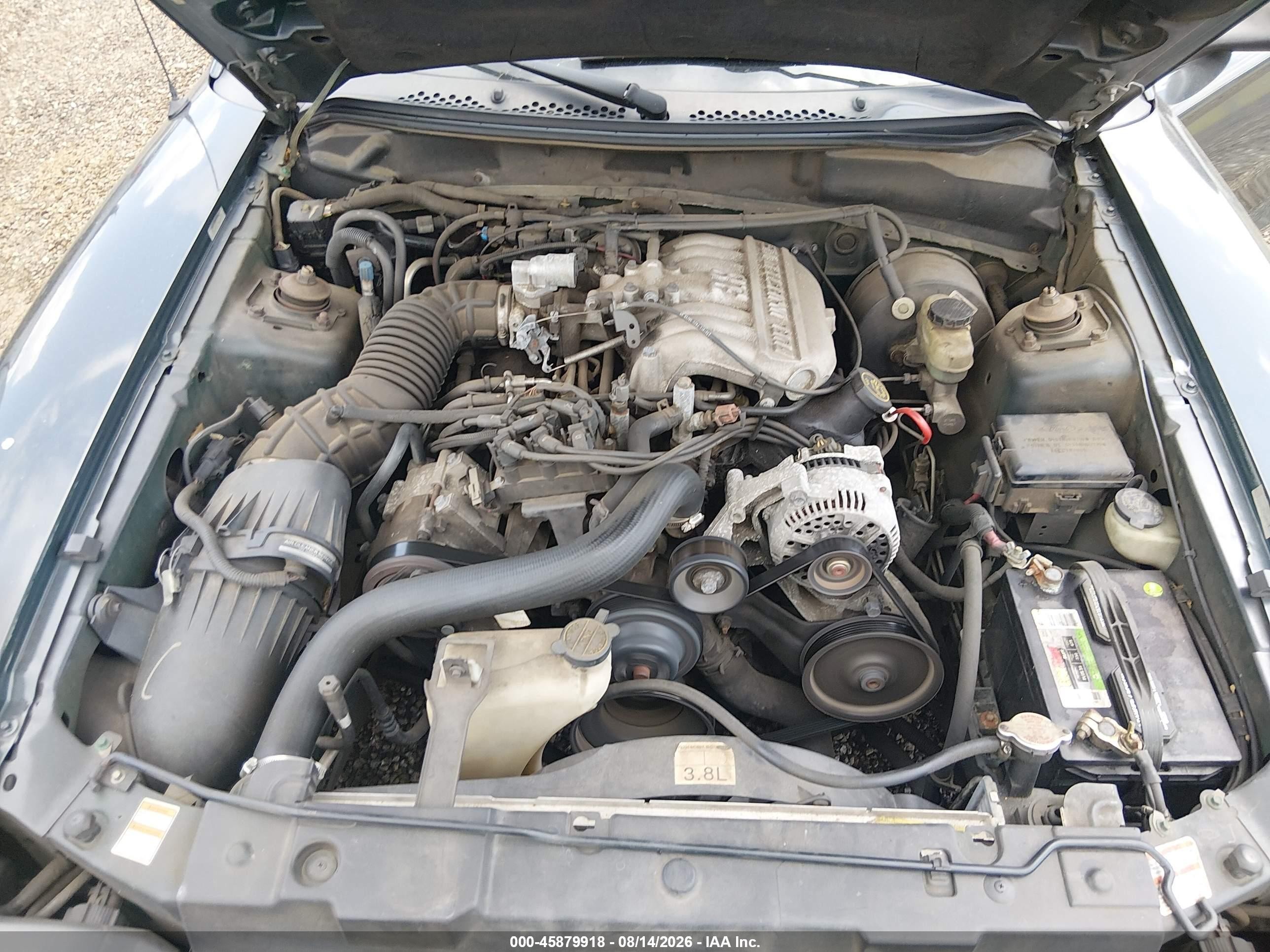 1998 Ford Mustang   Серый vin: 1FAFP4445WF226203