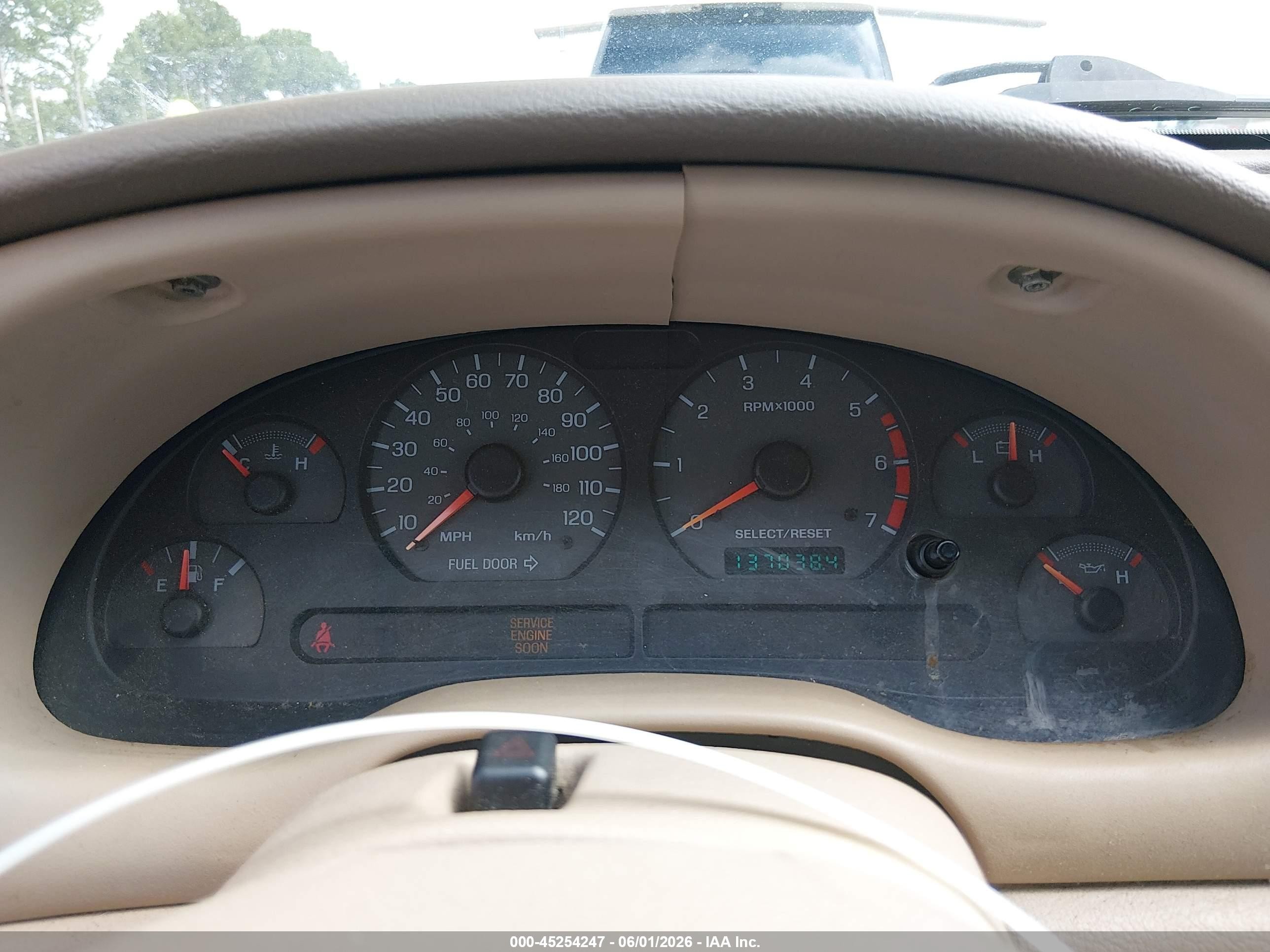 1999 Ford Mustang   Green vin: 1FAFP4445XF145316