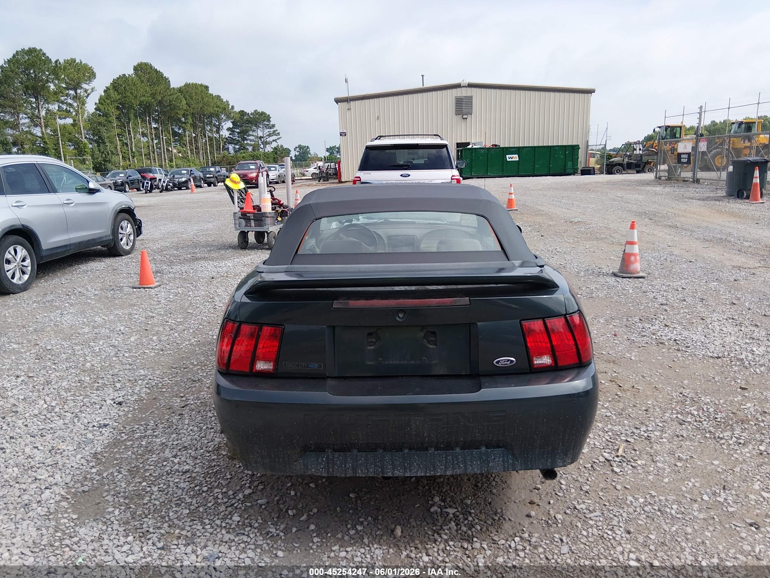 1999 Ford Mustang   Green vin: 1FAFP4445XF145316