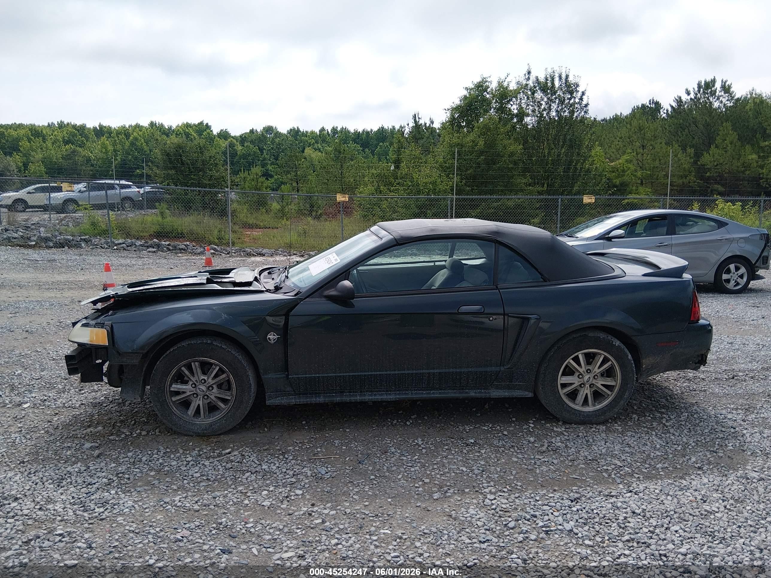 1999 Ford Mustang   Green vin: 1FAFP4445XF145316