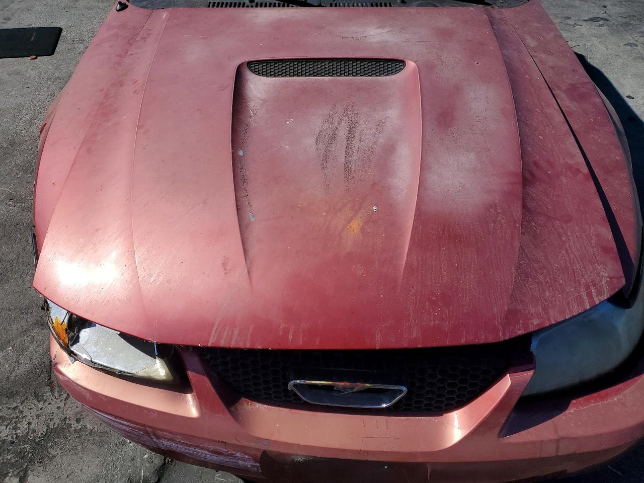 2000 Ford Mustang Red vin: 1FAFP4445YF307060