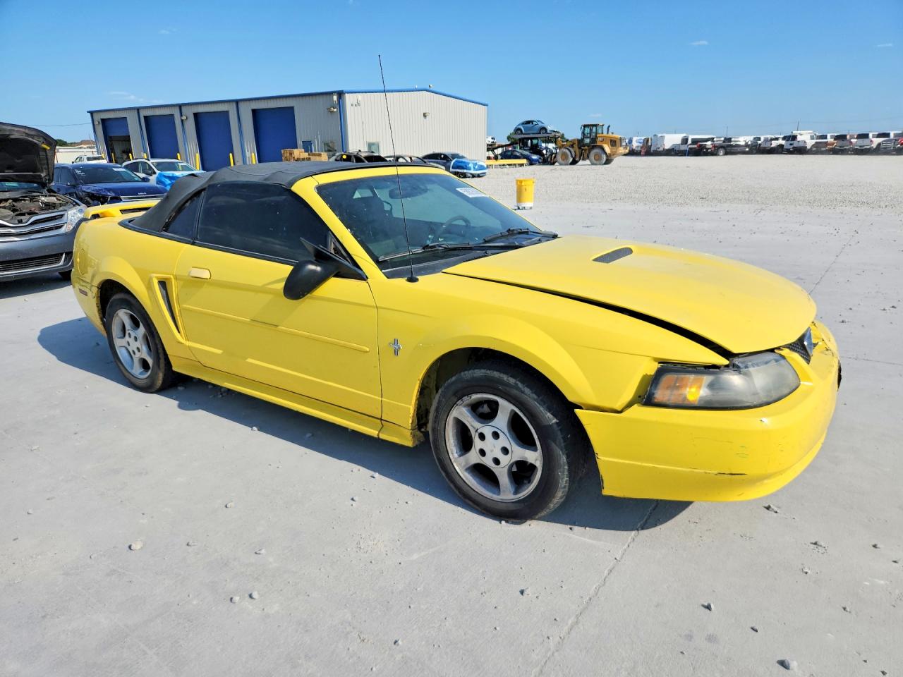 2001 Ford Mustang Yellow vin: 1FAFP44461F114700