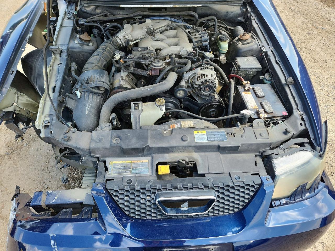 2001 Ford Mustang Blue vin: 1FAFP44461F185279