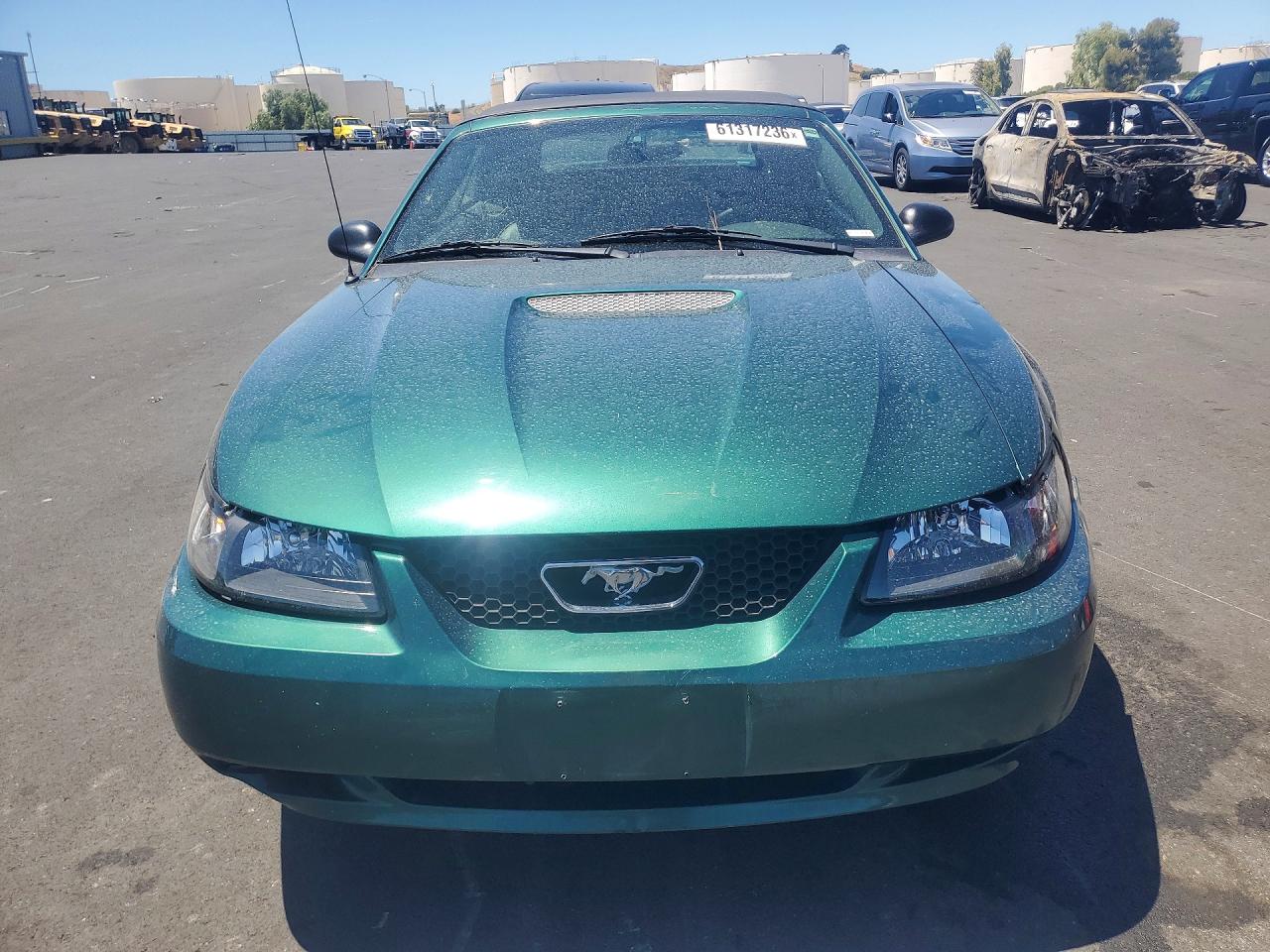 2002 Ford Mustang Green vin: 1FAFP44462F233106