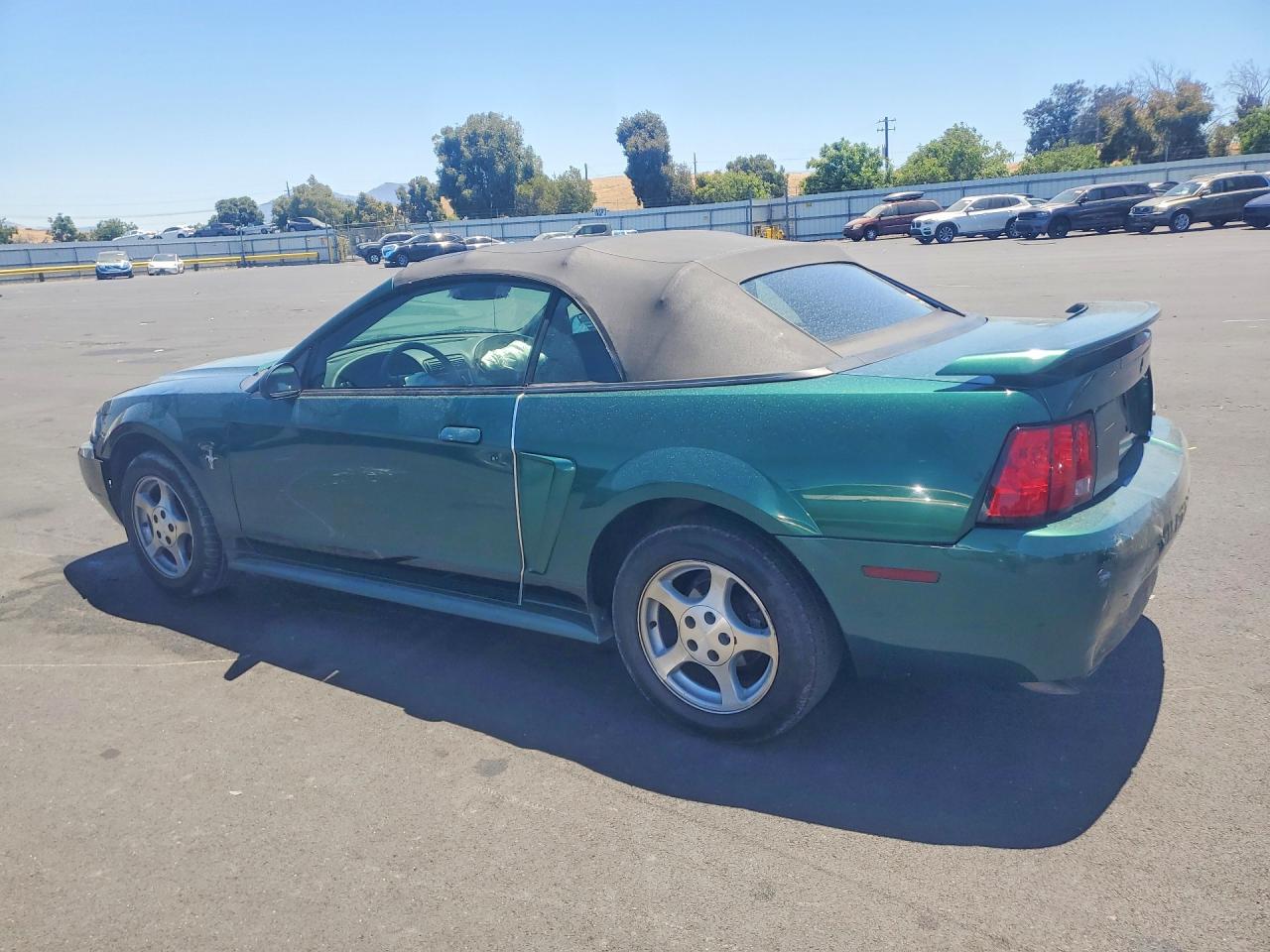 2002 Ford Mustang Green vin: 1FAFP44462F233106