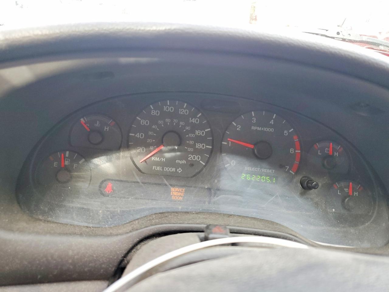 2003 Ford Mustang Red vin: 1FAFP44463F412831