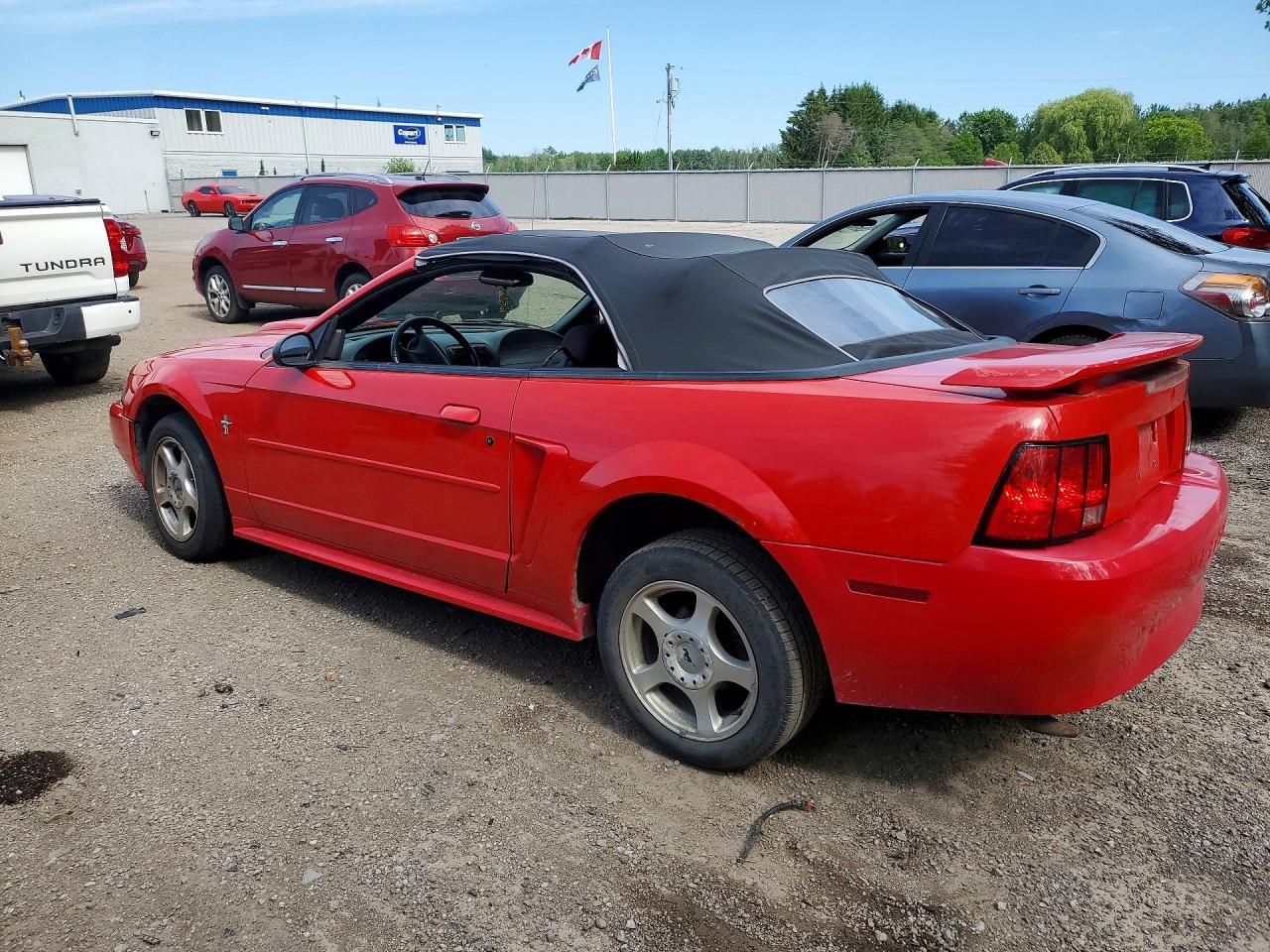 2003 Ford Mustang Red vin: 1FAFP44463F412831
