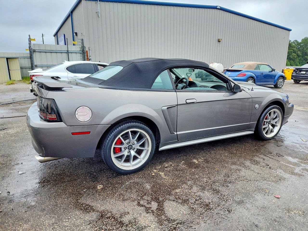 2004 Ford Mustang Gray vin: 1FAFP44464F125118