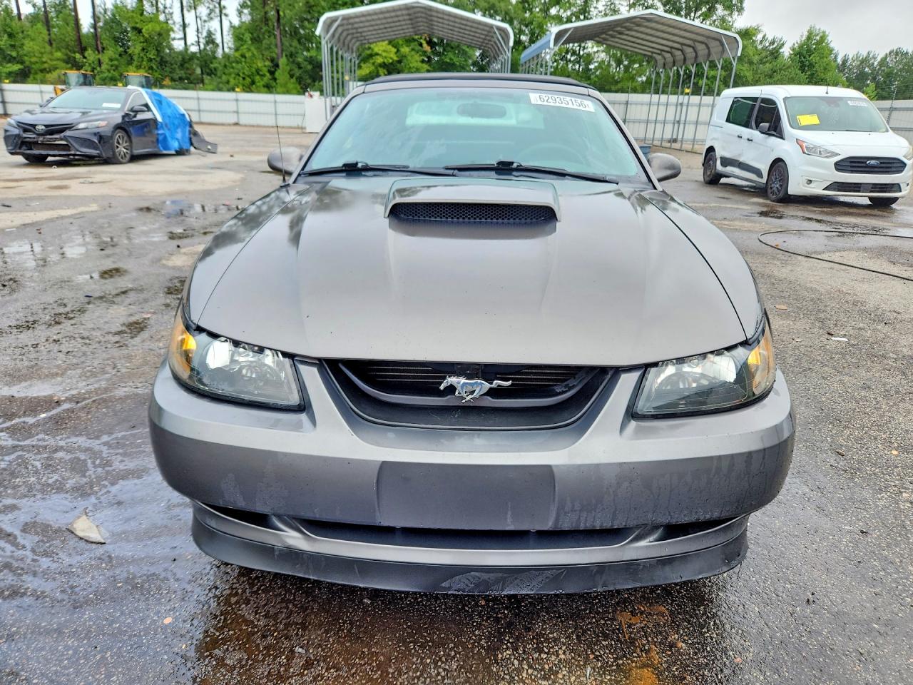 2004 Ford Mustang Gray vin: 1FAFP44464F125118