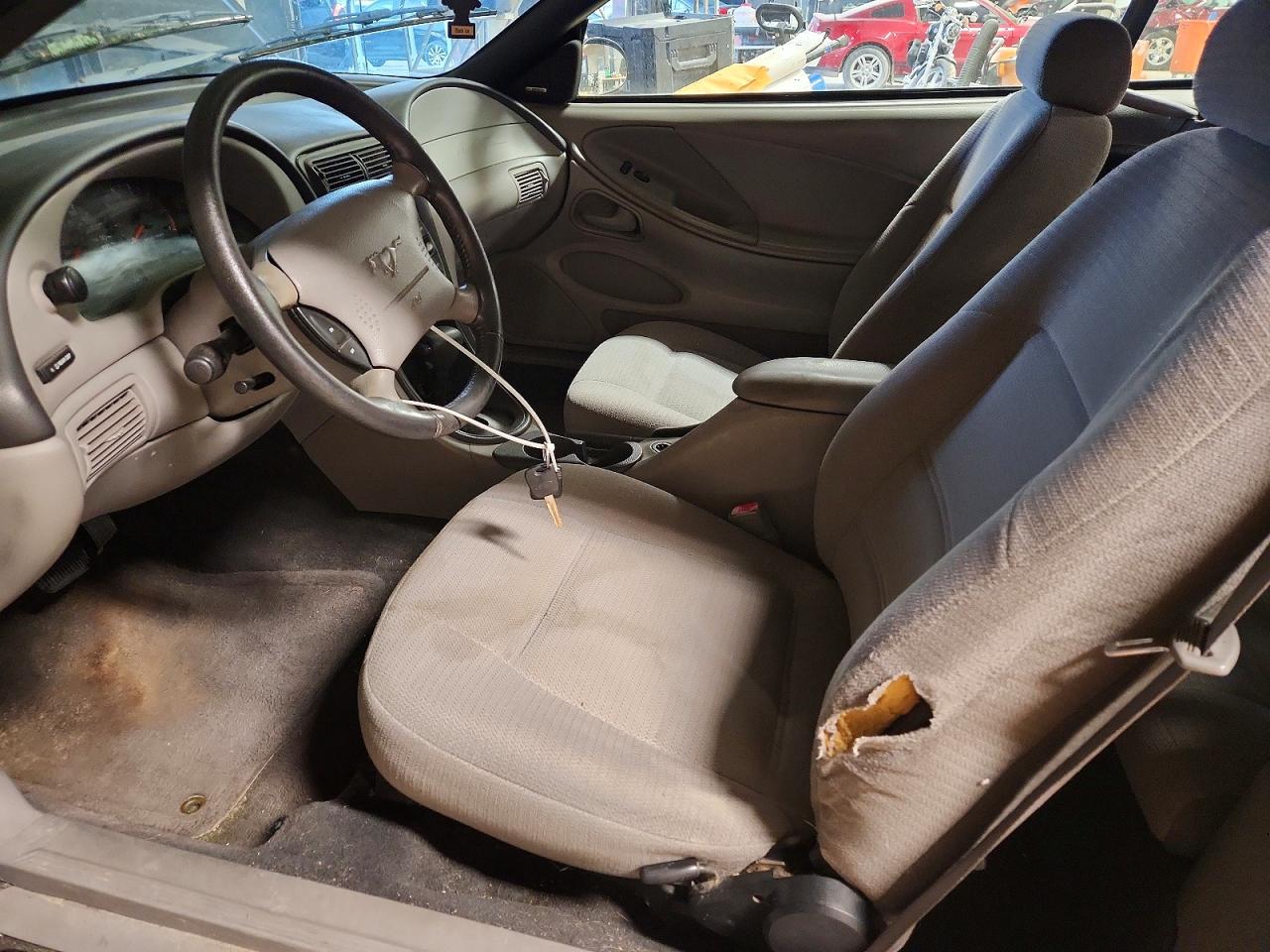 2000 Ford Mustang Black vin: 1FAFP4446YF108566