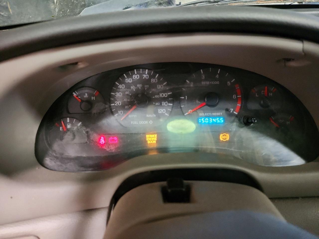 2000 Ford Mustang Black vin: 1FAFP4446YF108566