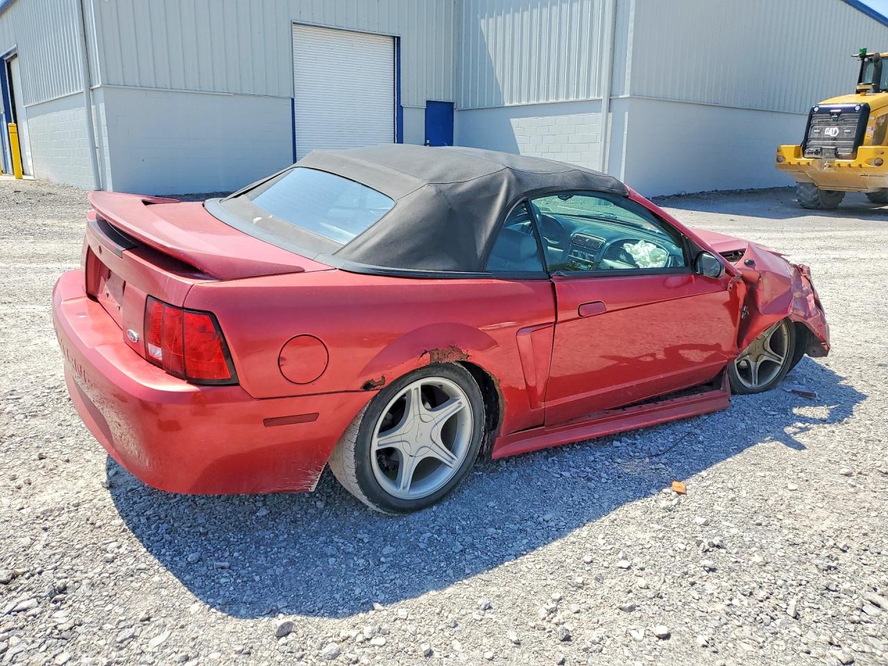 2000 Ford Mustang V6 Convertible Red vin: 1FAFP4446YF223037