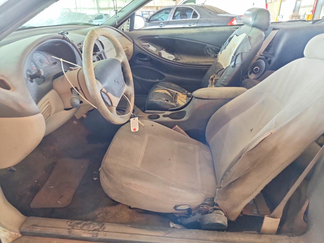 2000 Ford Mustang White vin: 1FAFP4446YF239450