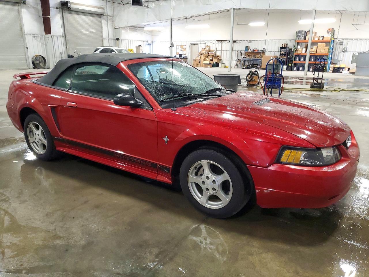 2002 Ford Mustang Red vin: 1FAFP44472F133063
