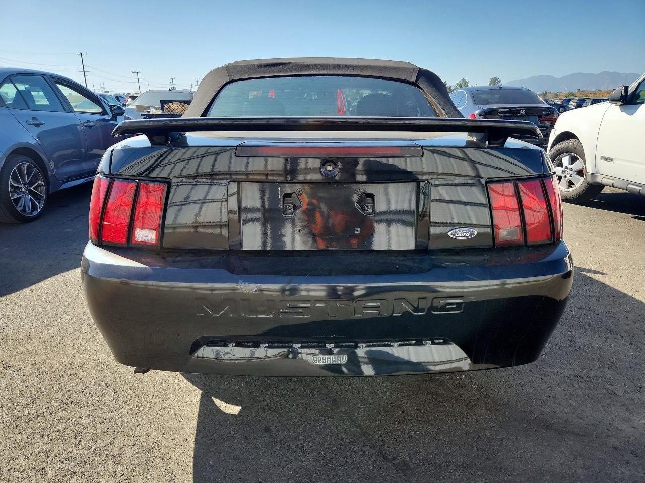 2003 Ford Mustang Black vin: 1FAFP44473F416967