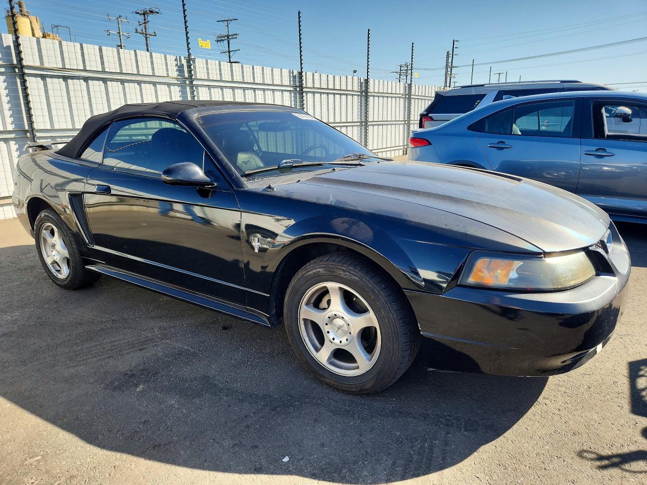 2003 Ford Mustang Black vin: 1FAFP44473F416967