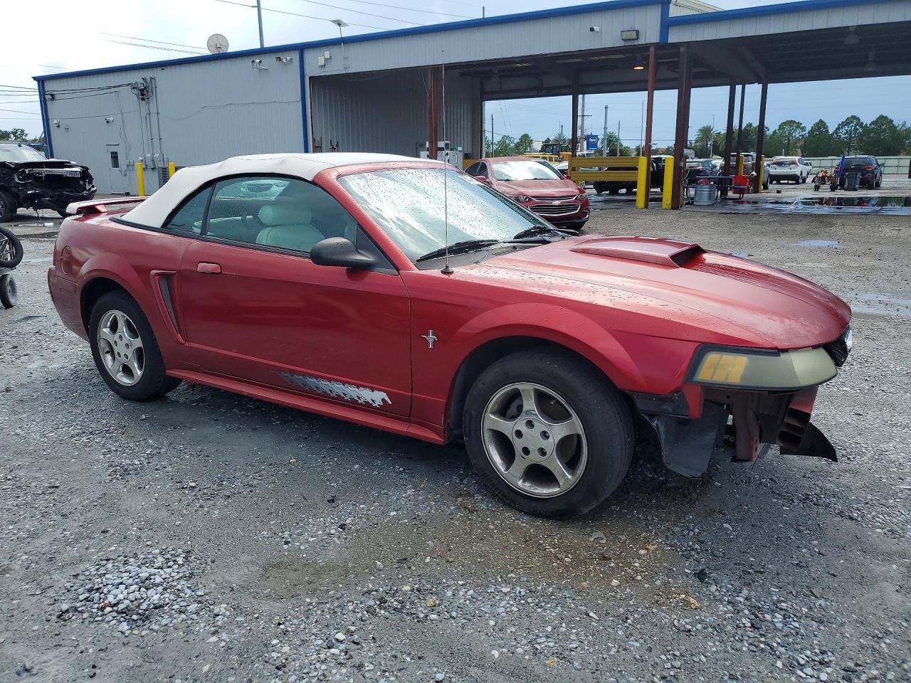 2003 Ford Mustang Red vin: 1FAFP44473F426639