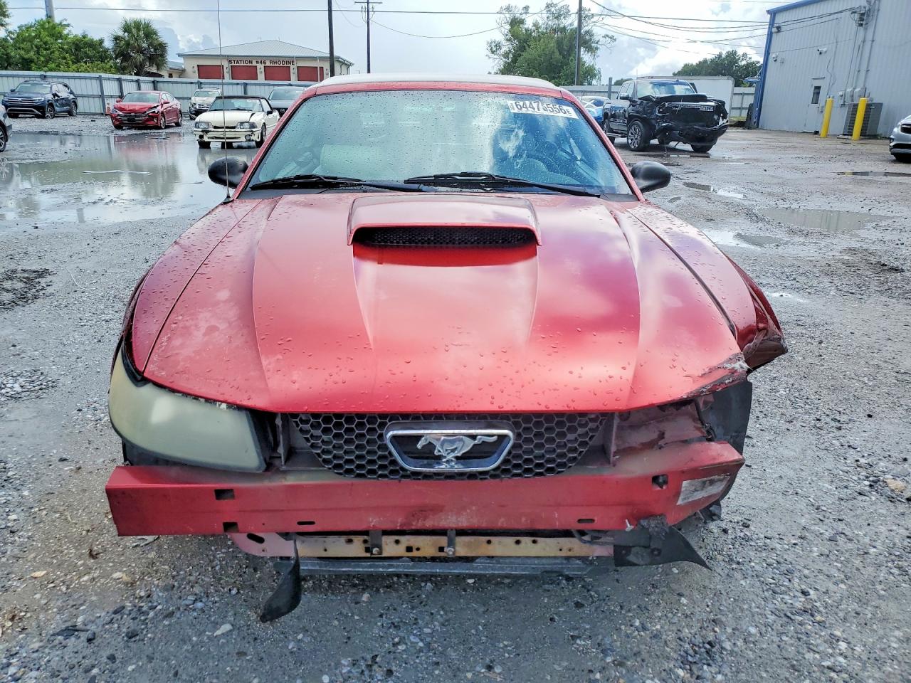 2003 Ford Mustang Red vin: 1FAFP44473F426639