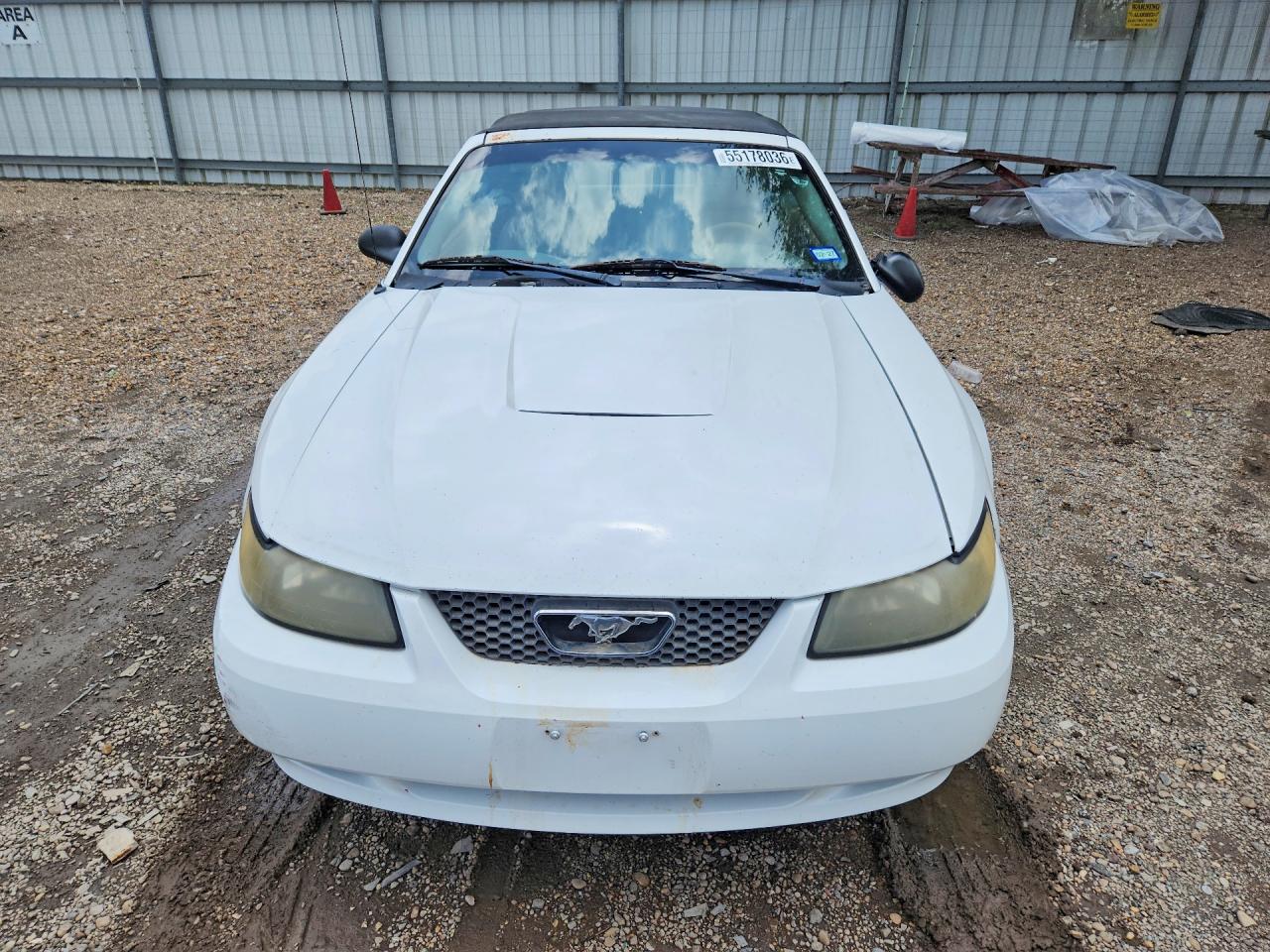 2003 Ford Mustang Белый vin: 1FAFP44473F431873
