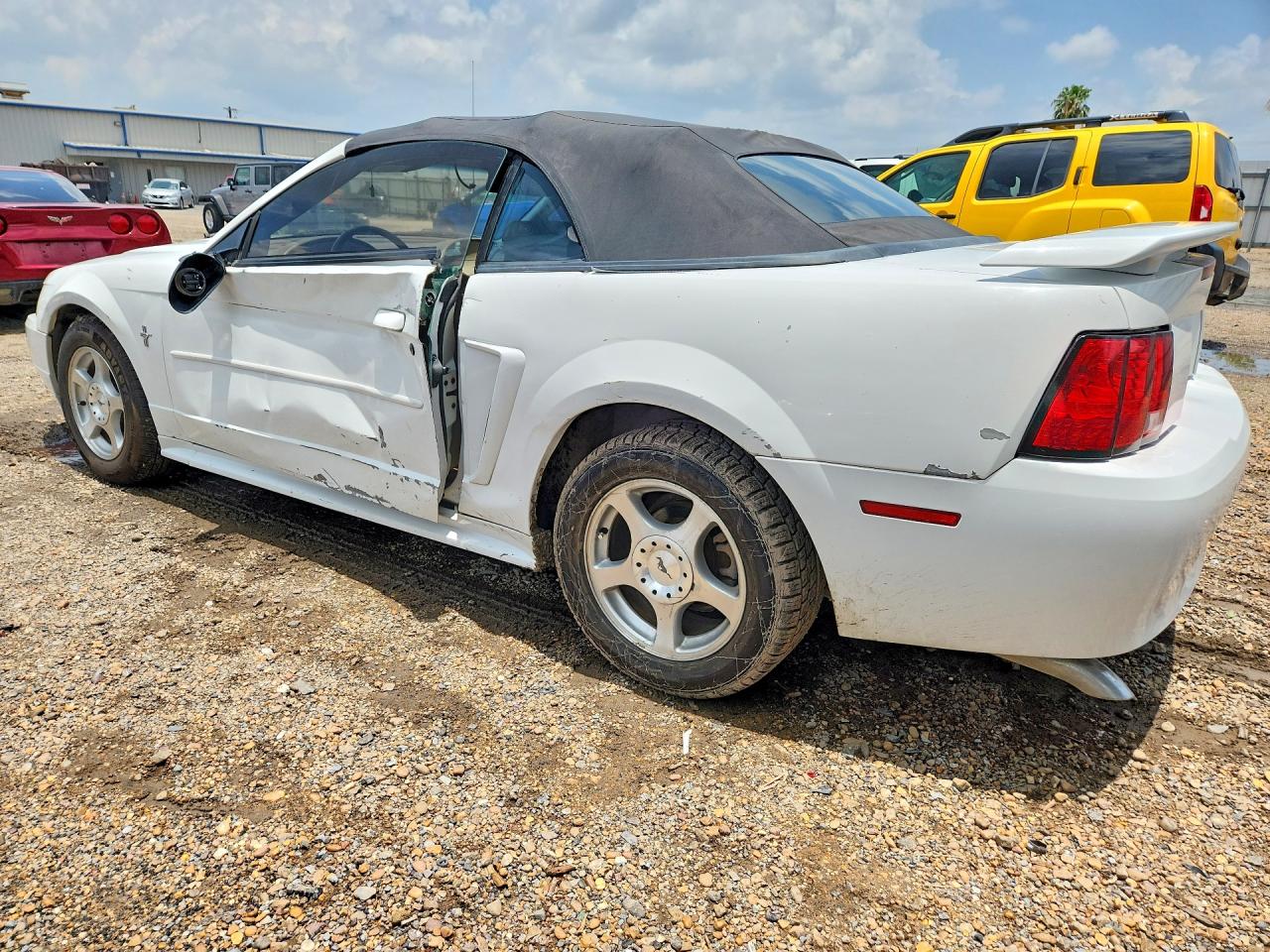 2003 Ford Mustang Белый vin: 1FAFP44473F431873