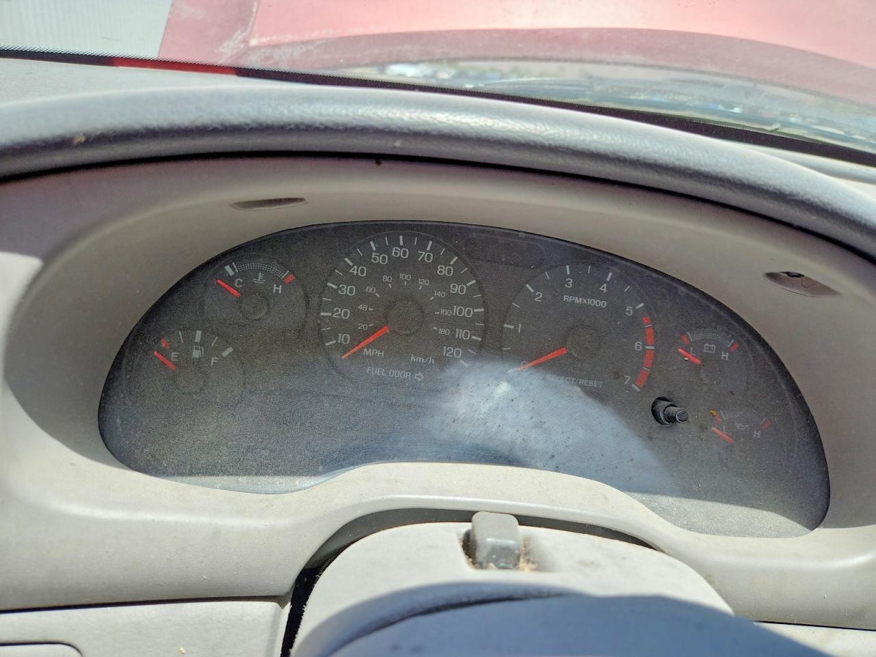 2003 Ford Mustang Red vin: 1FAFP44473F444364
