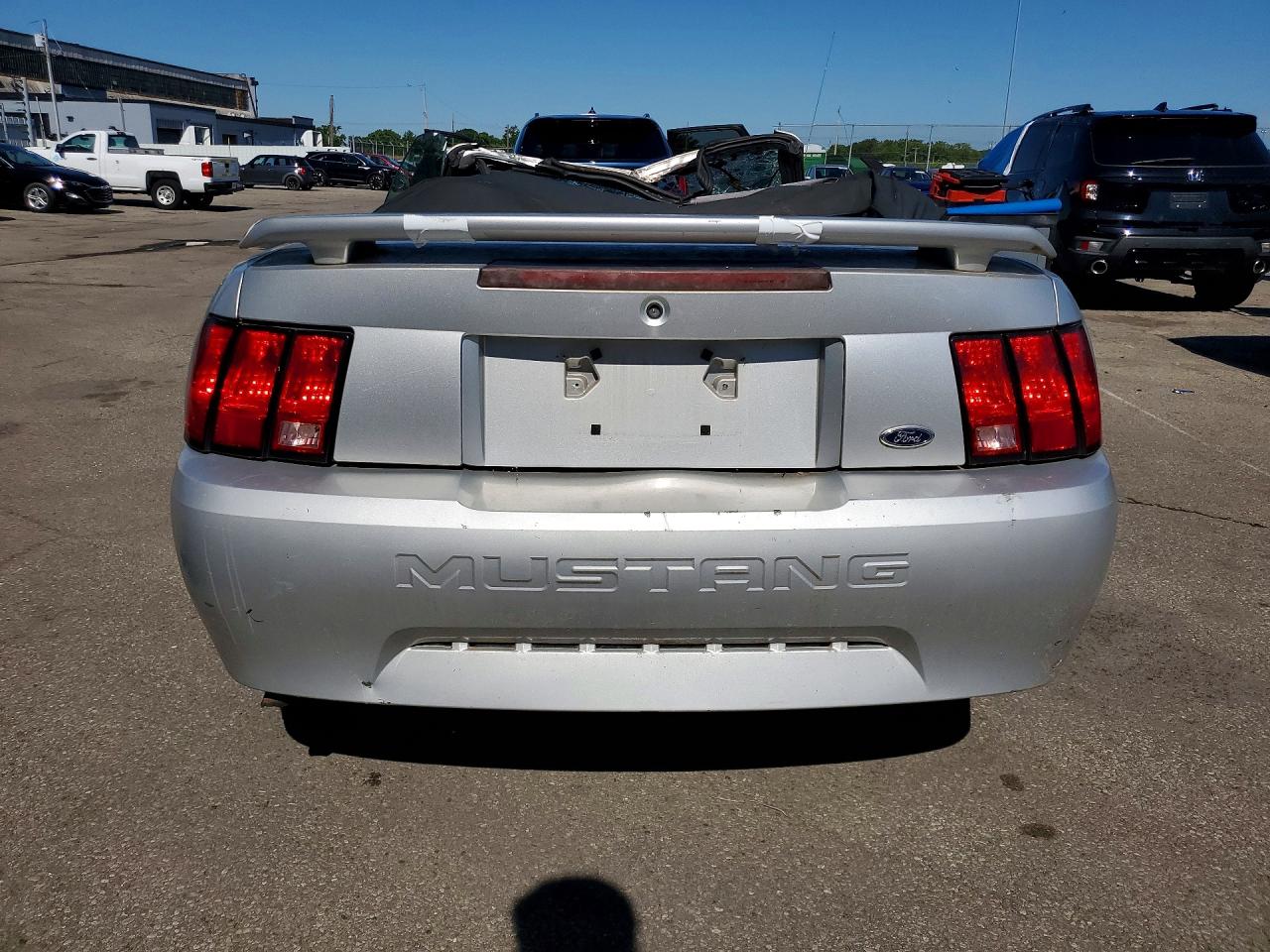 2003 Ford Mustang Silver vin: 1FAFP44473F446390