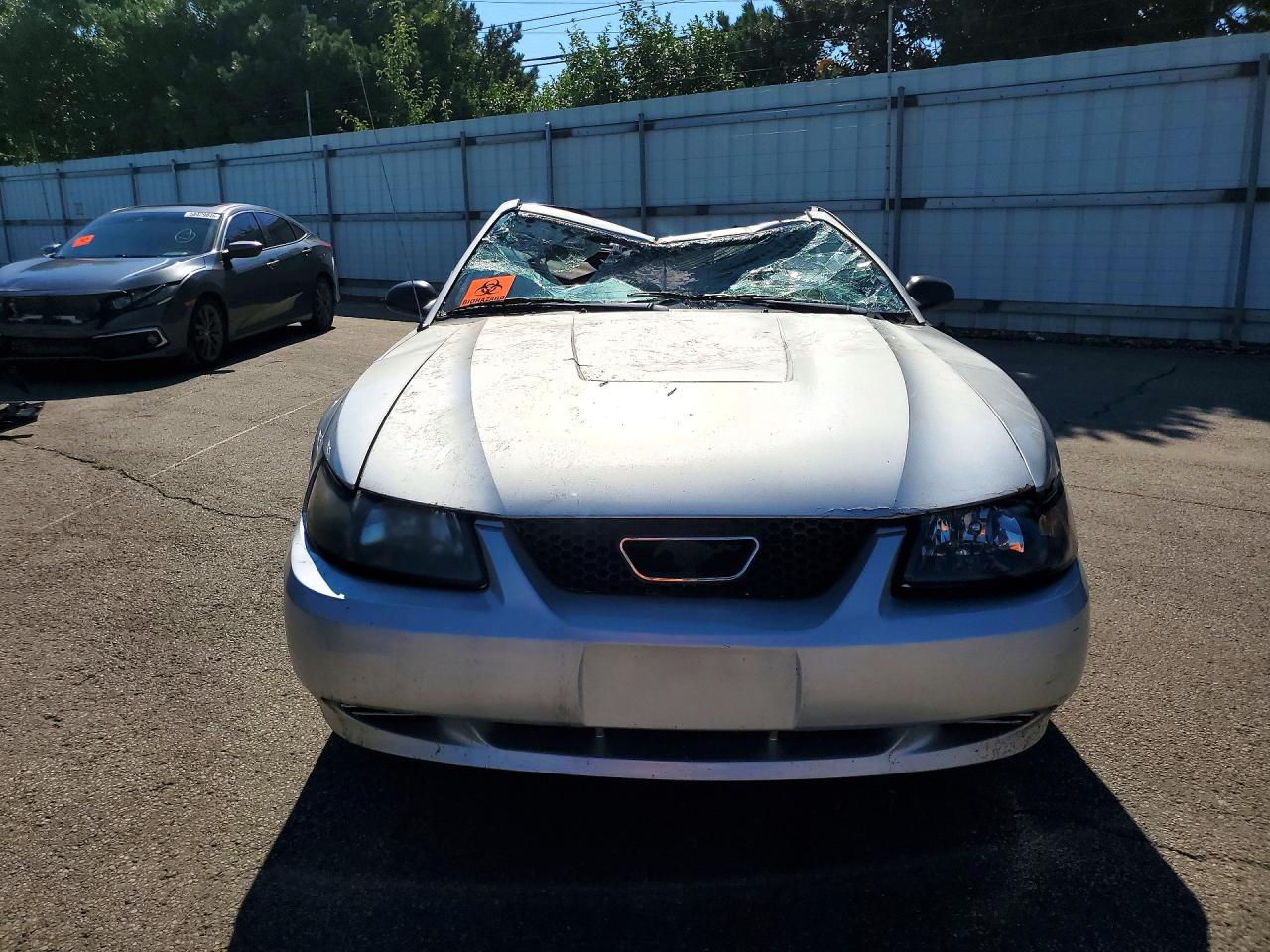 2003 Ford Mustang Silver vin: 1FAFP44473F446390