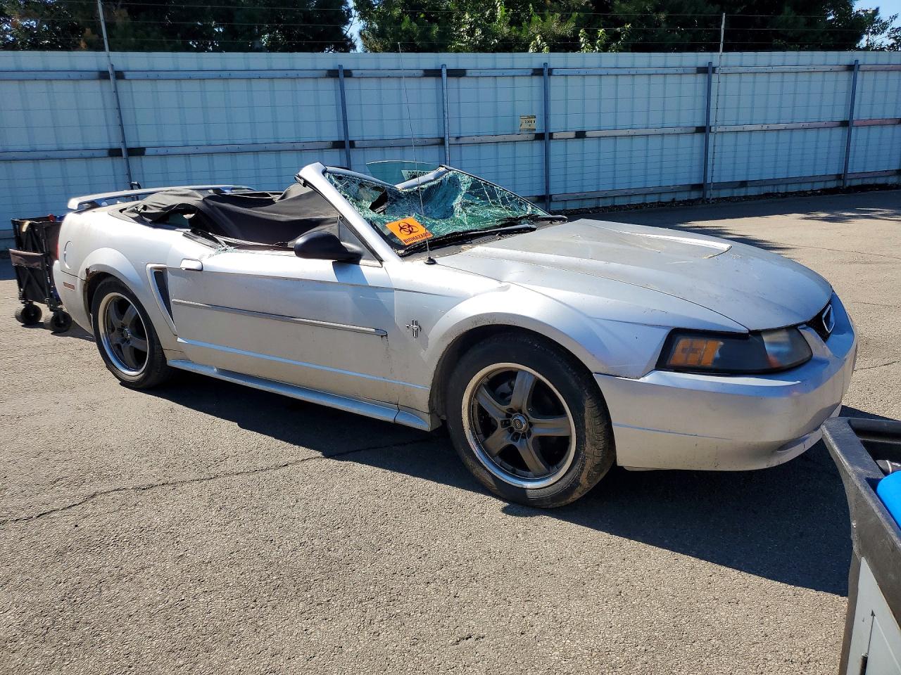 2003 Ford Mustang Silver vin: 1FAFP44473F446390