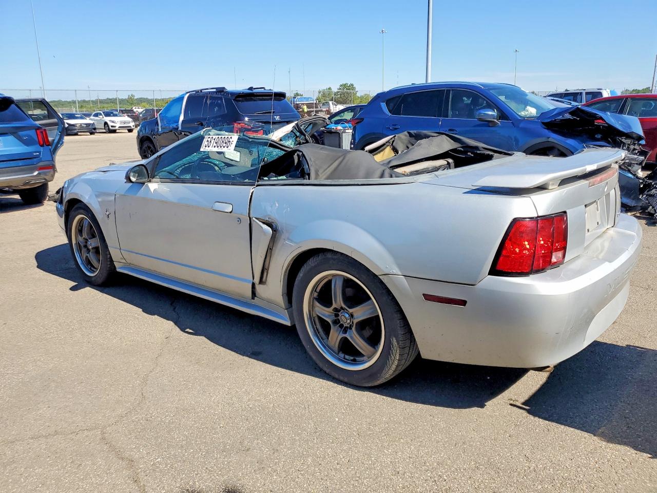 2003 Ford Mustang Silver vin: 1FAFP44473F446390
