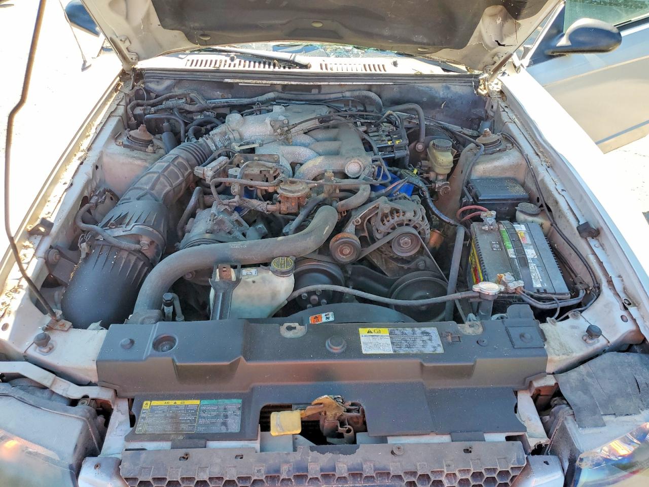 2003 Ford Mustang Silver vin: 1FAFP44473F446390