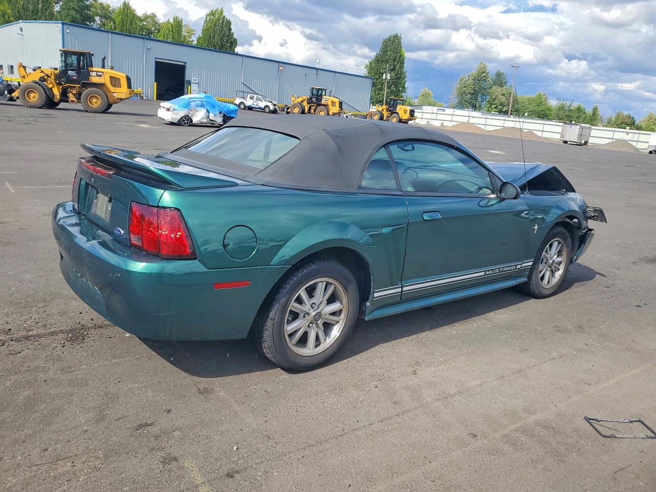 2000 Ford Mustang Green vin: 1FAFP4447YF288771