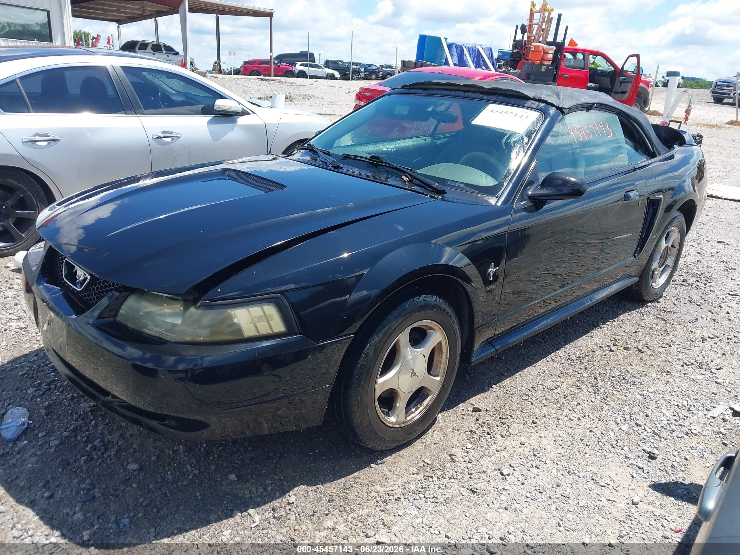 2001 Ford Mustang   Black vin: 1FAFP44481F158360