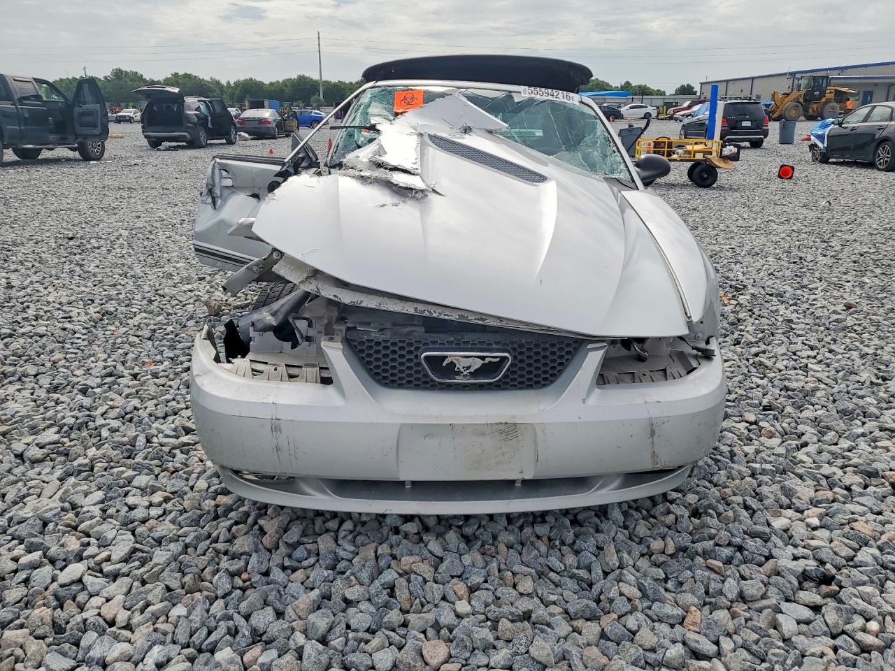 2001 Ford Mustang Silver vin: 1FAFP44481F246101
