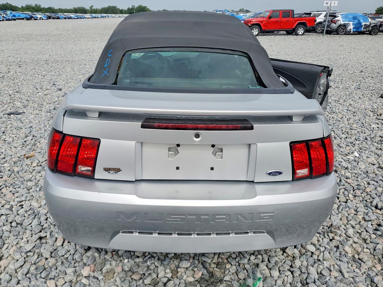 2001 Ford Mustang Silver vin: 1FAFP44481F246101