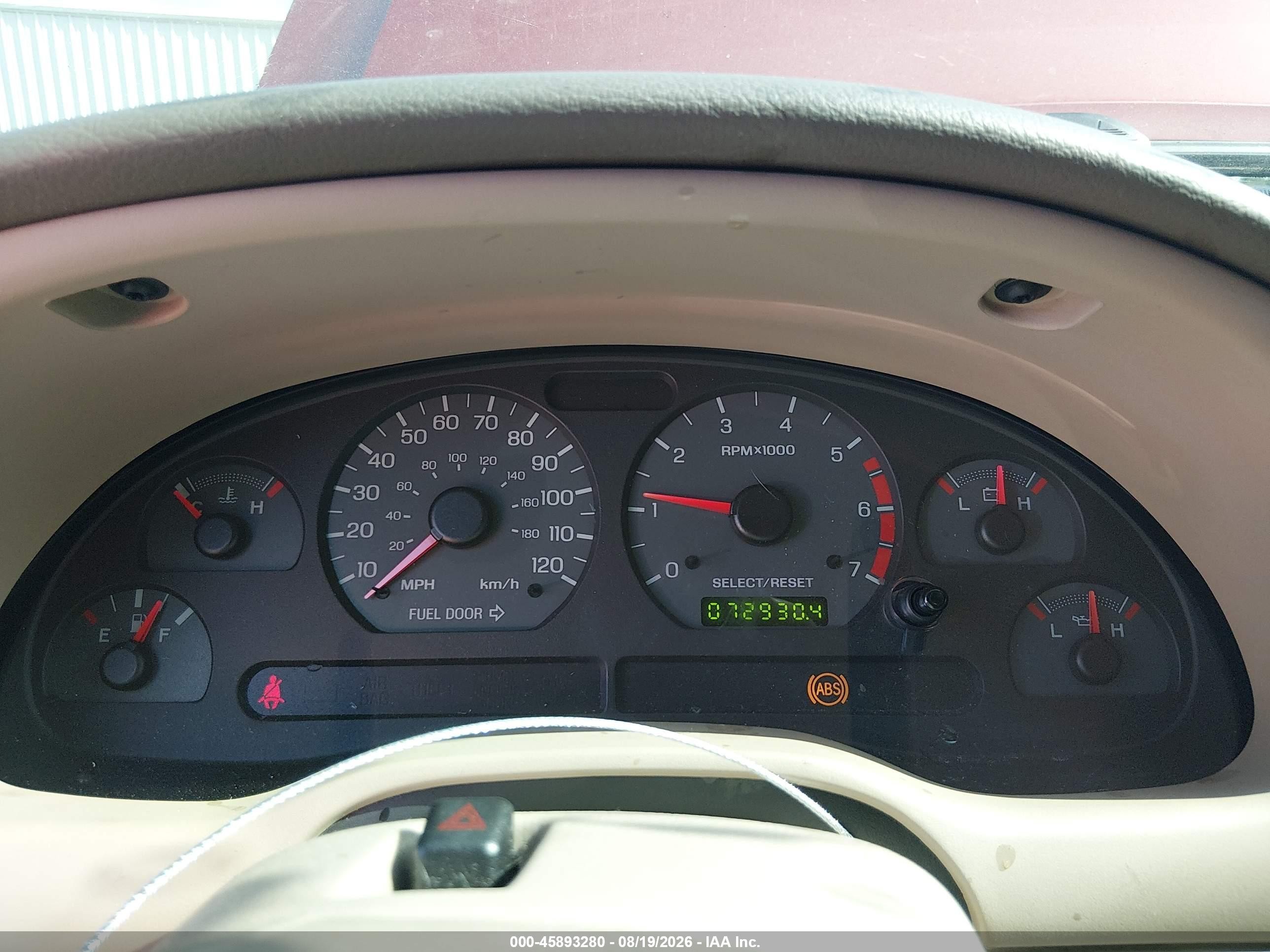 2002 Ford Mustang Deluxe/premium Red vin: 1FAFP44482F229333