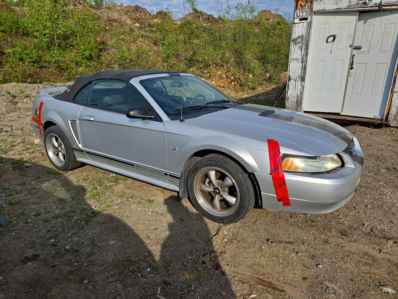 2000 Ford Mustang Gray vin: 1FAFP4448YF213643