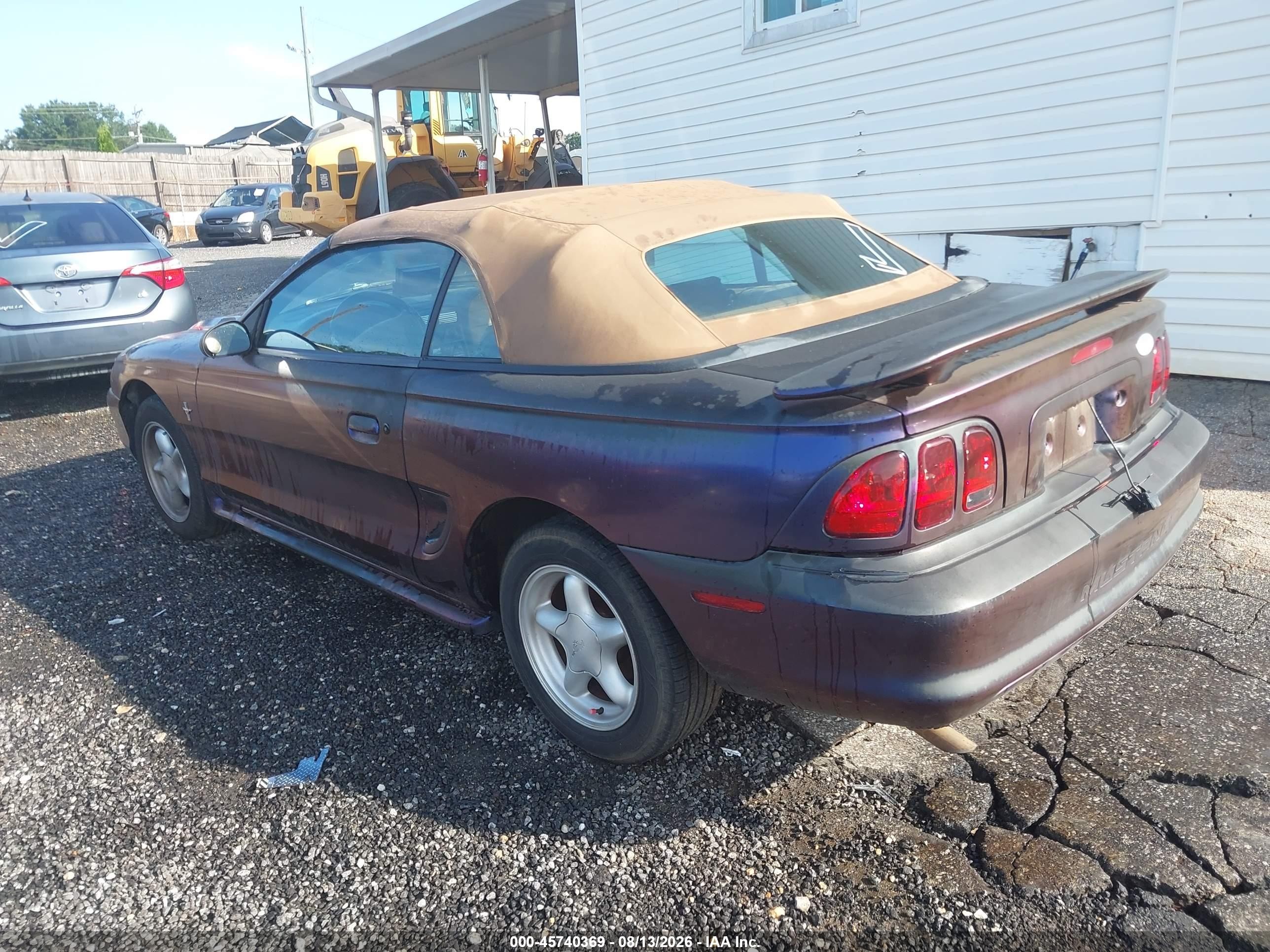 1998 Ford Mustang   Purple vin: 1FAFP4449WF274528