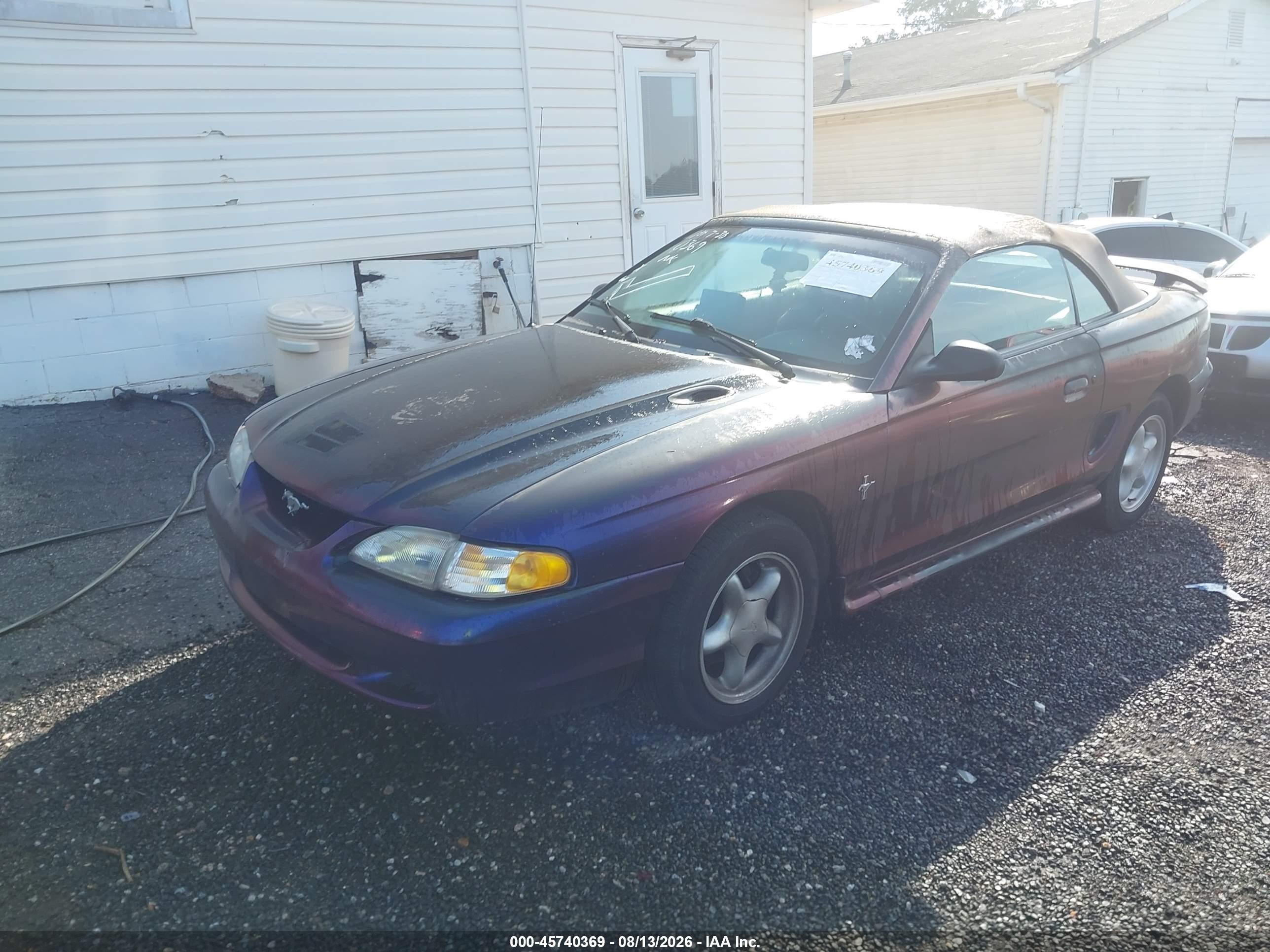 1998 Ford Mustang   Purple vin: 1FAFP4449WF274528