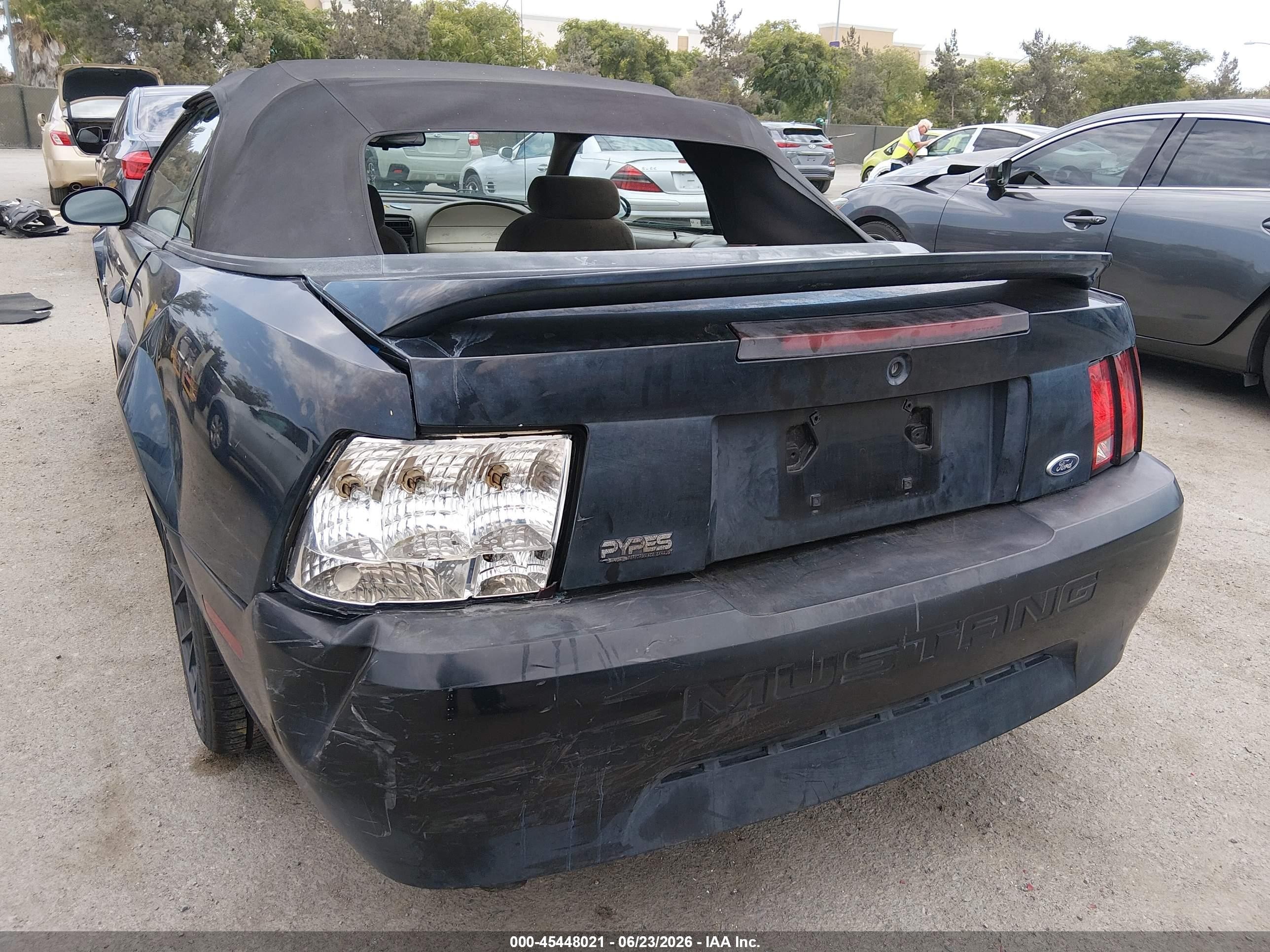 1999 Ford Mustang   Black vin: 1FAFP4449XF137039