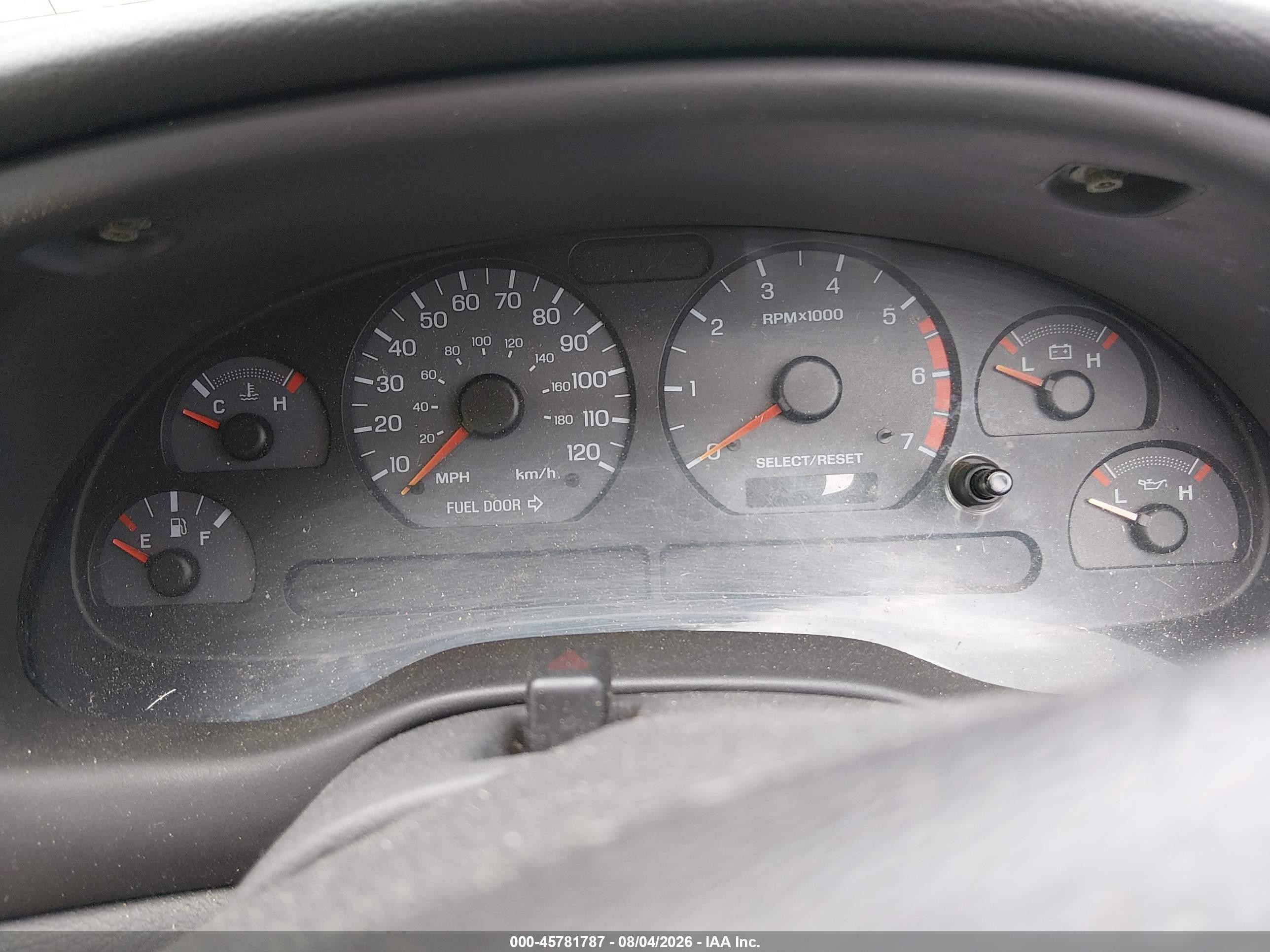 1999 Ford Mustang   Yellow vin: 1FAFP4449XF149241