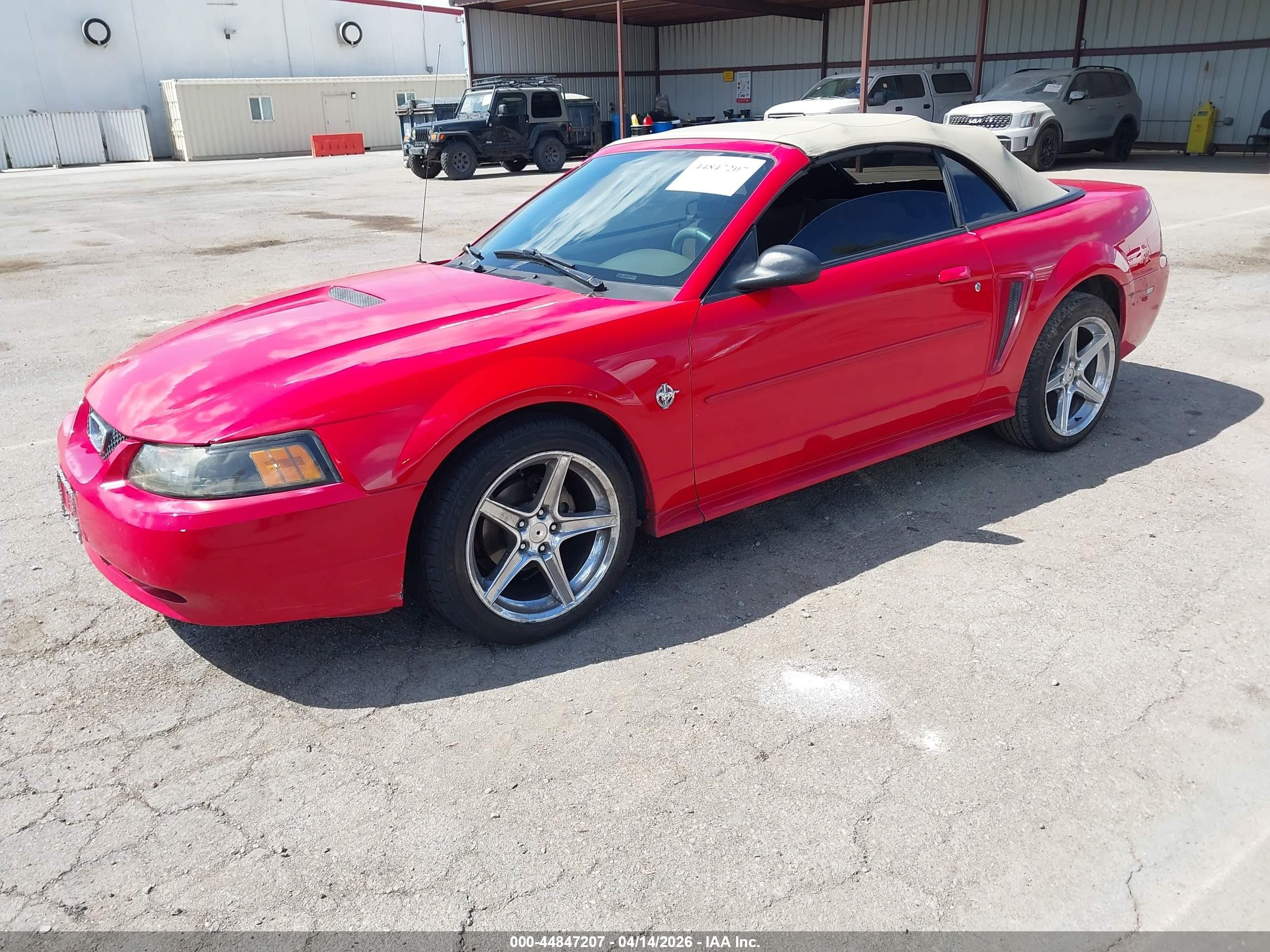 1999 Ford Mustang Красный vin: 1FAFP4449XF217117
