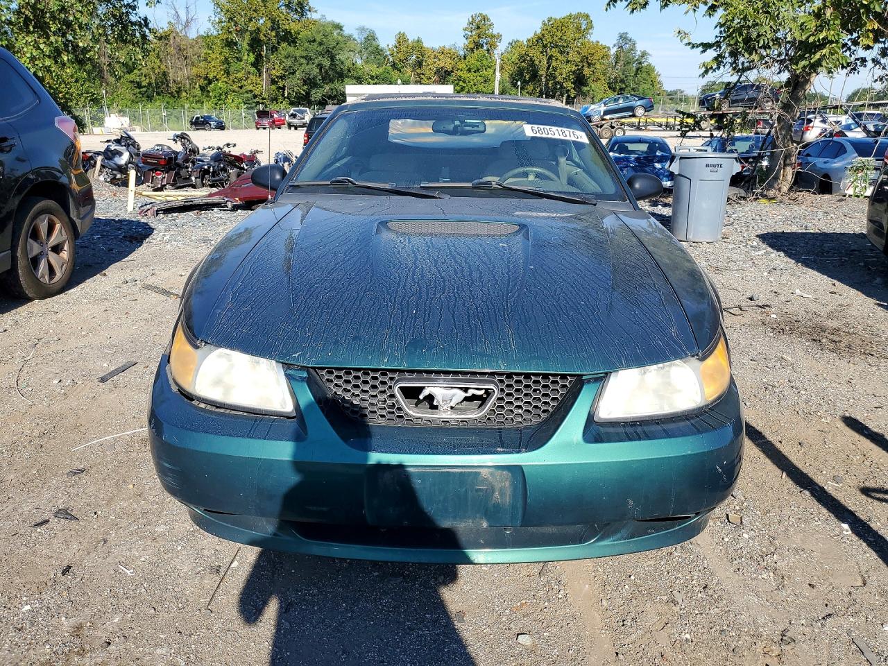 2000 Ford Mustang Green vin: 1FAFP4449YF308860