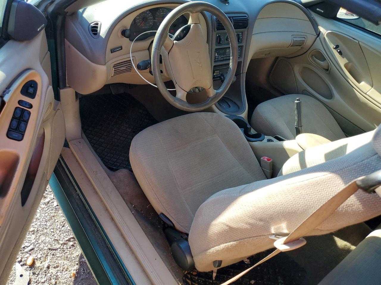 2000 Ford Mustang Green vin: 1FAFP4449YF308860