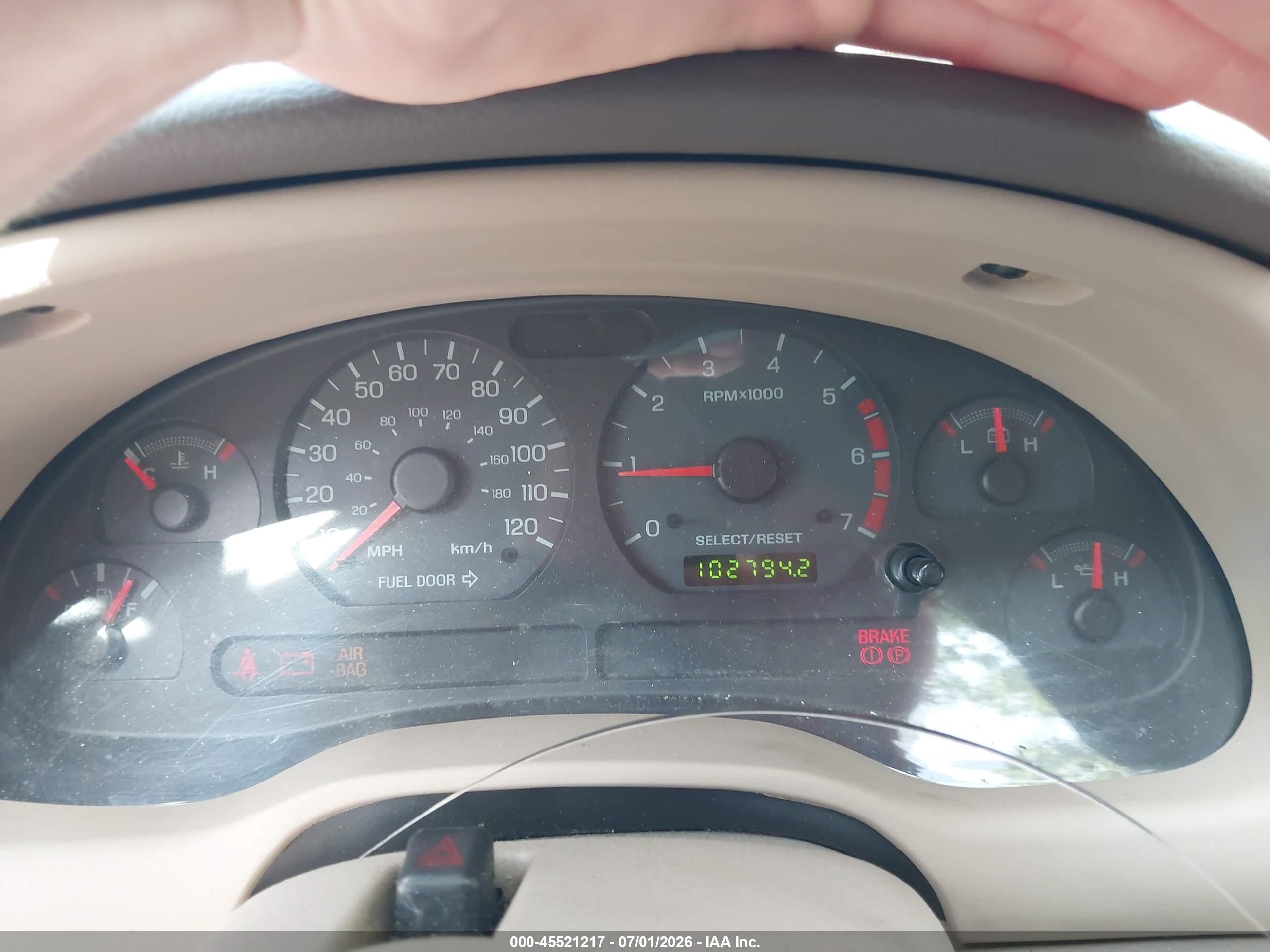 2003 Ford Mustang Navy vin: 1FAFP444X3F400858