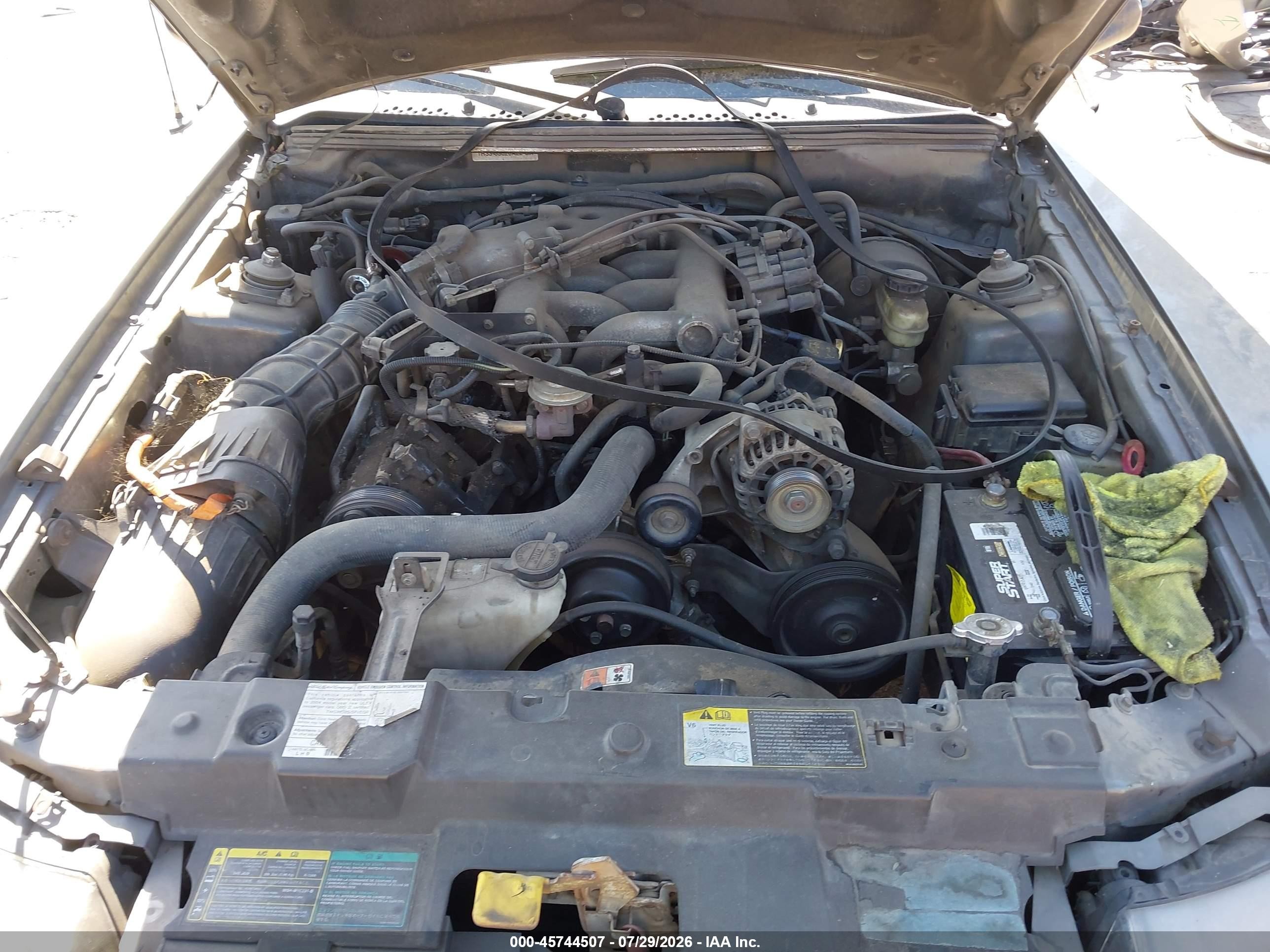 2004 Ford Mustang   Gray vin: 1FAFP44654F225499