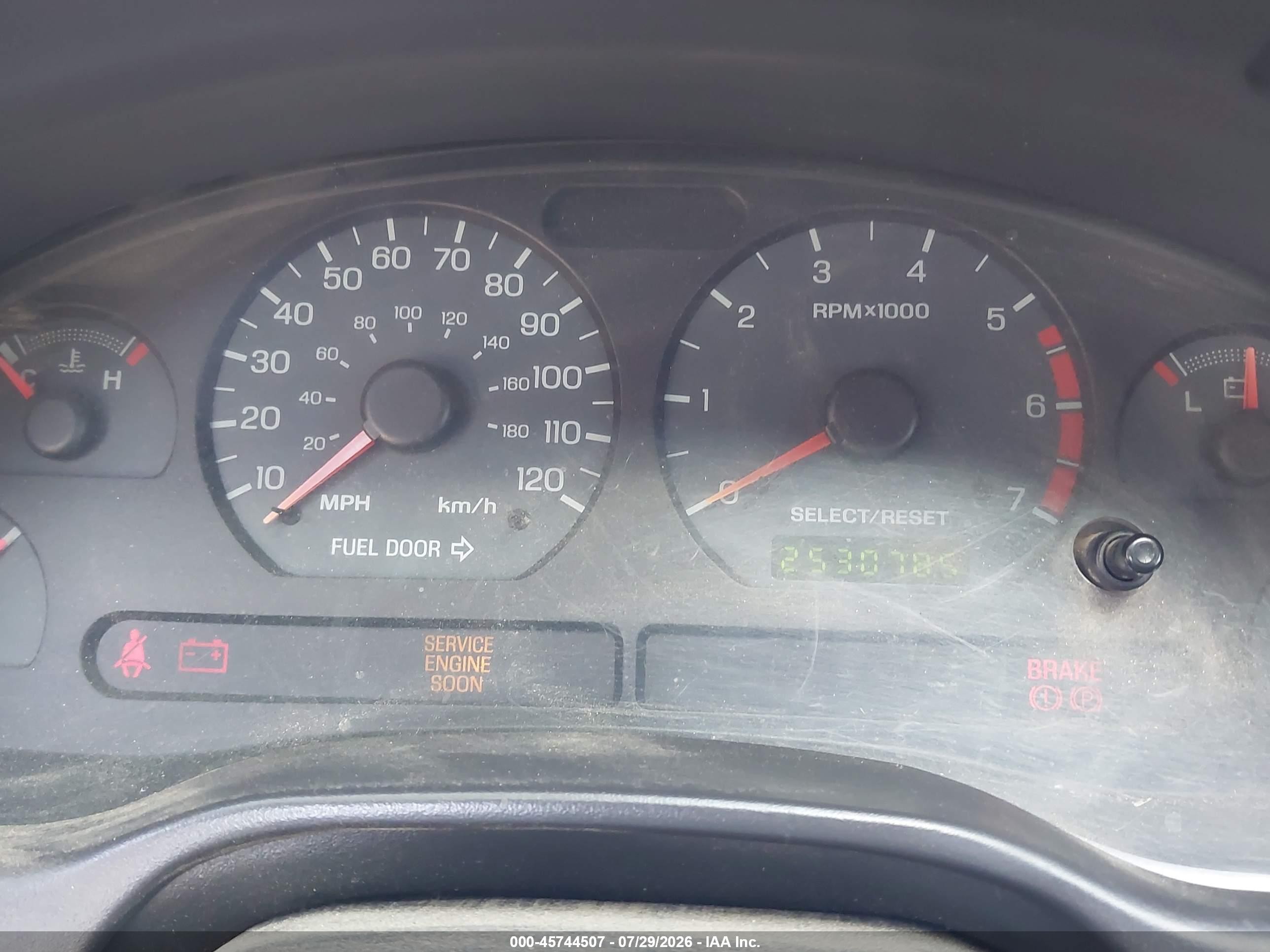 2004 Ford Mustang   Gray vin: 1FAFP44654F225499