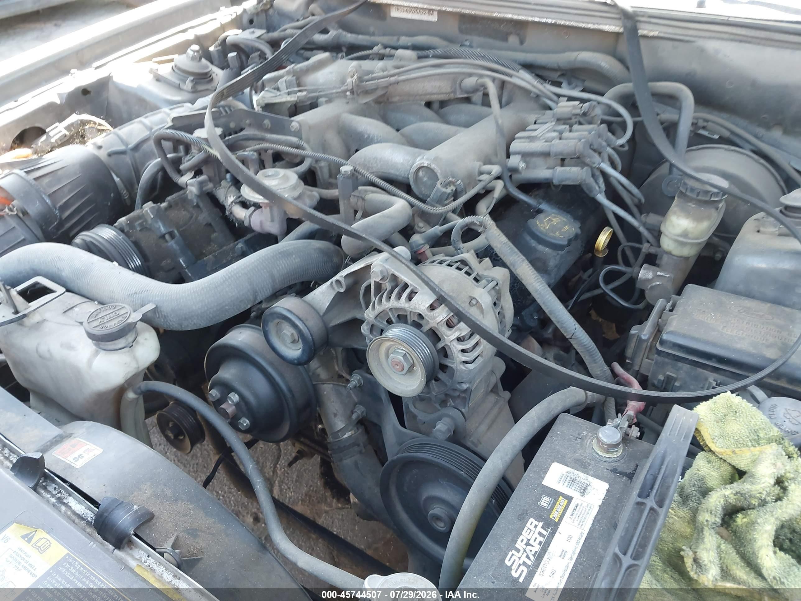 2004 Ford Mustang   Gray vin: 1FAFP44654F225499